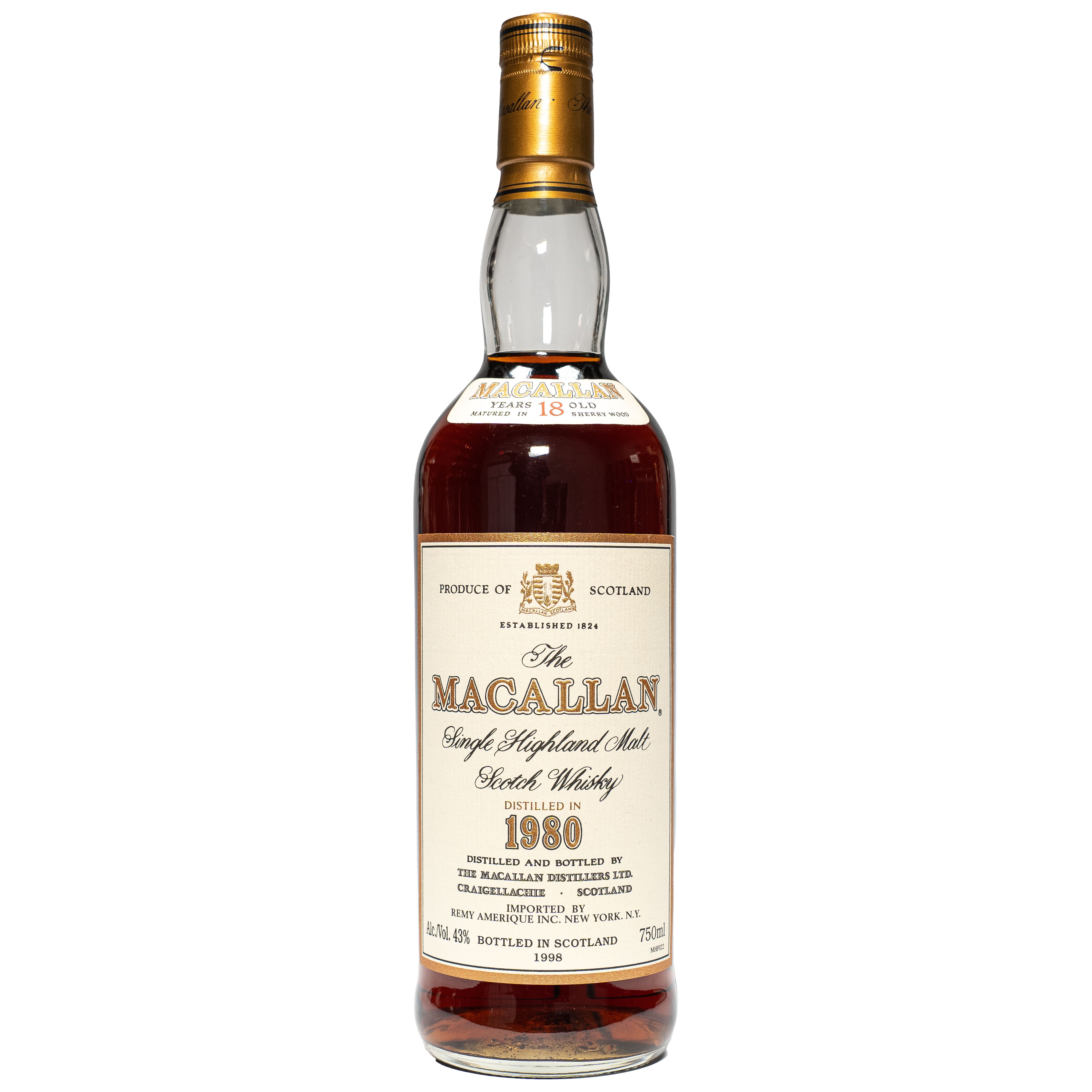 The Macallan 18 Year Old Sherry Oak | 1980 Vintage (1998