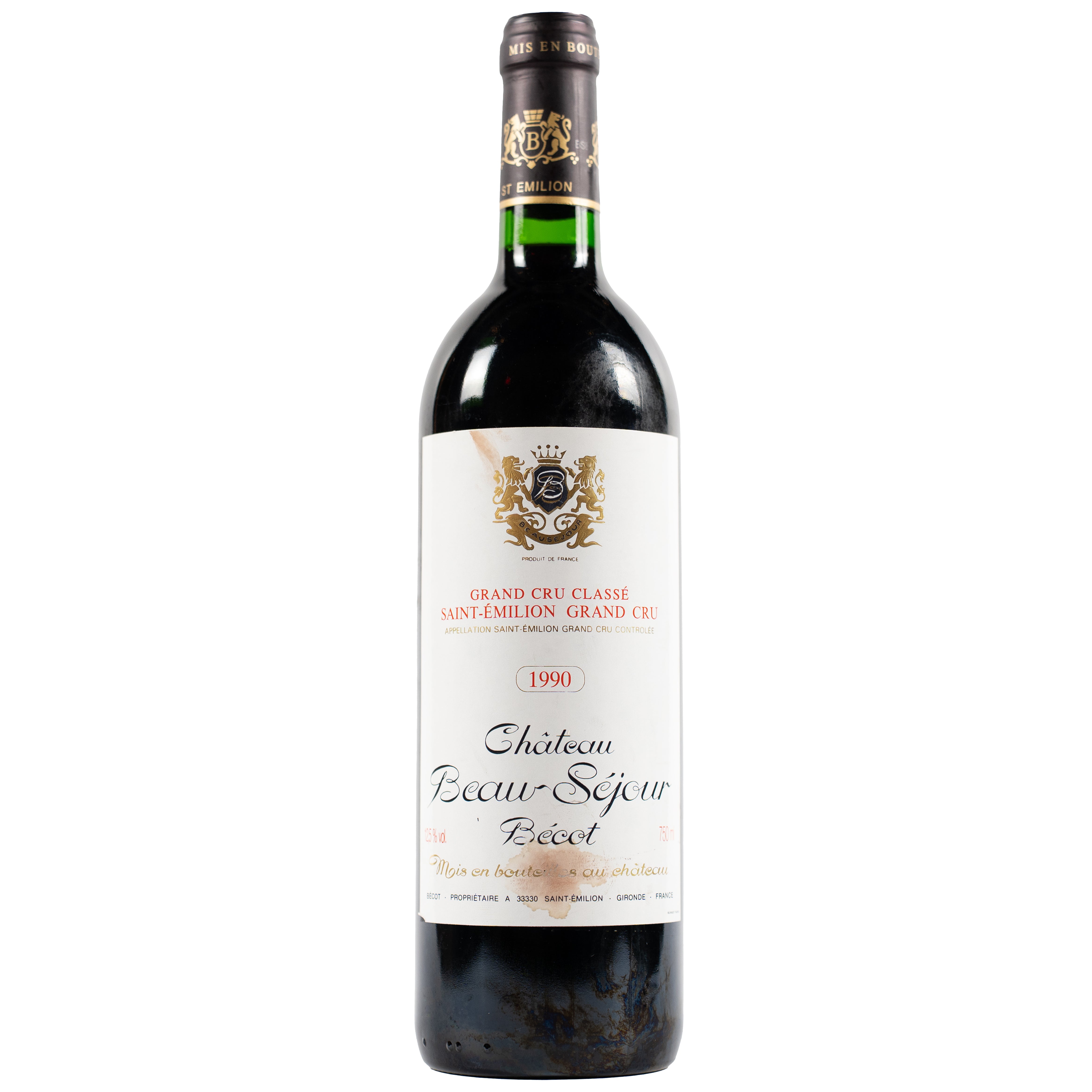 Chateau Beau-Sejour Becot 1990 | 750ml