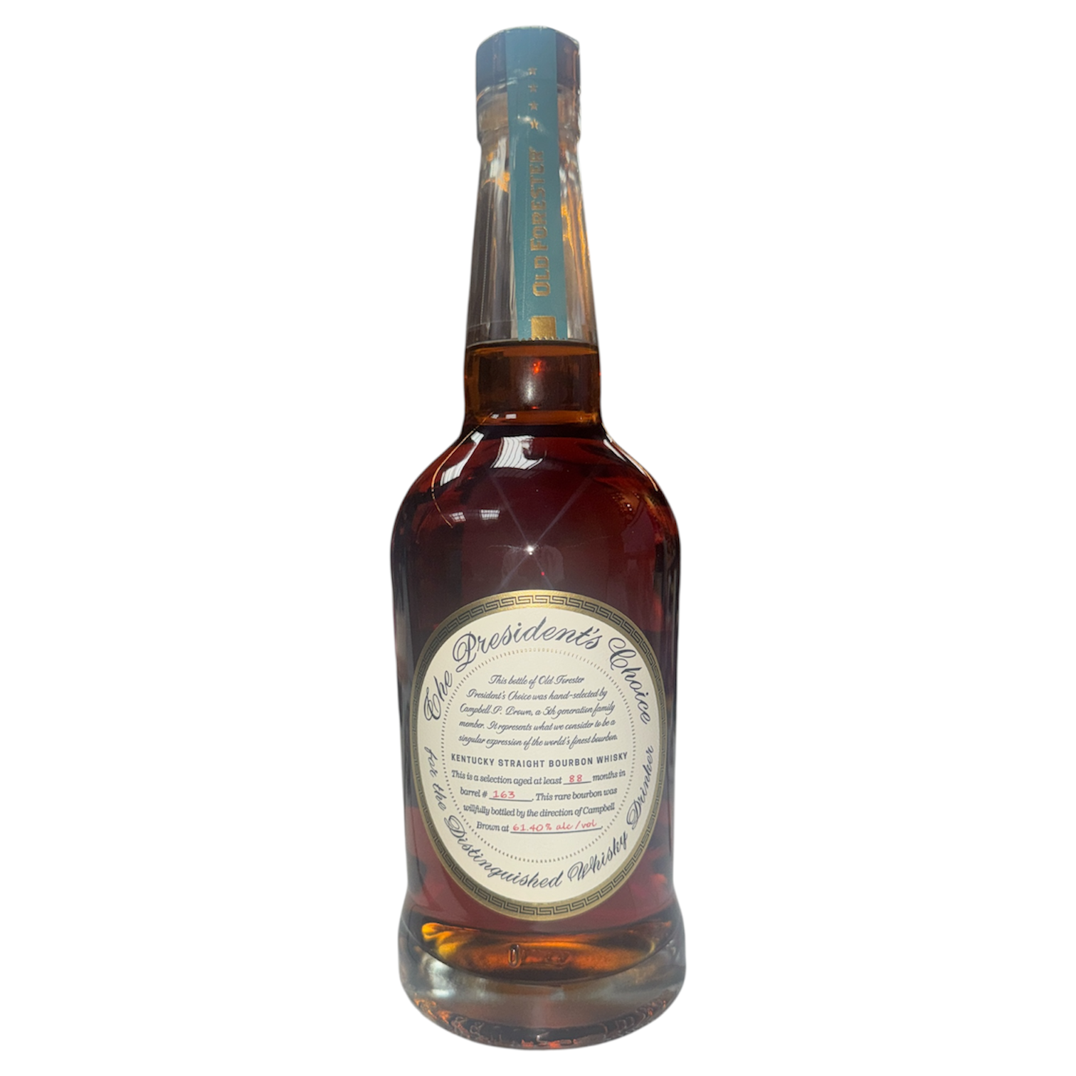 Old Forester President’s Choice Barrel No. 163 | 88 Months Aged | 750ml