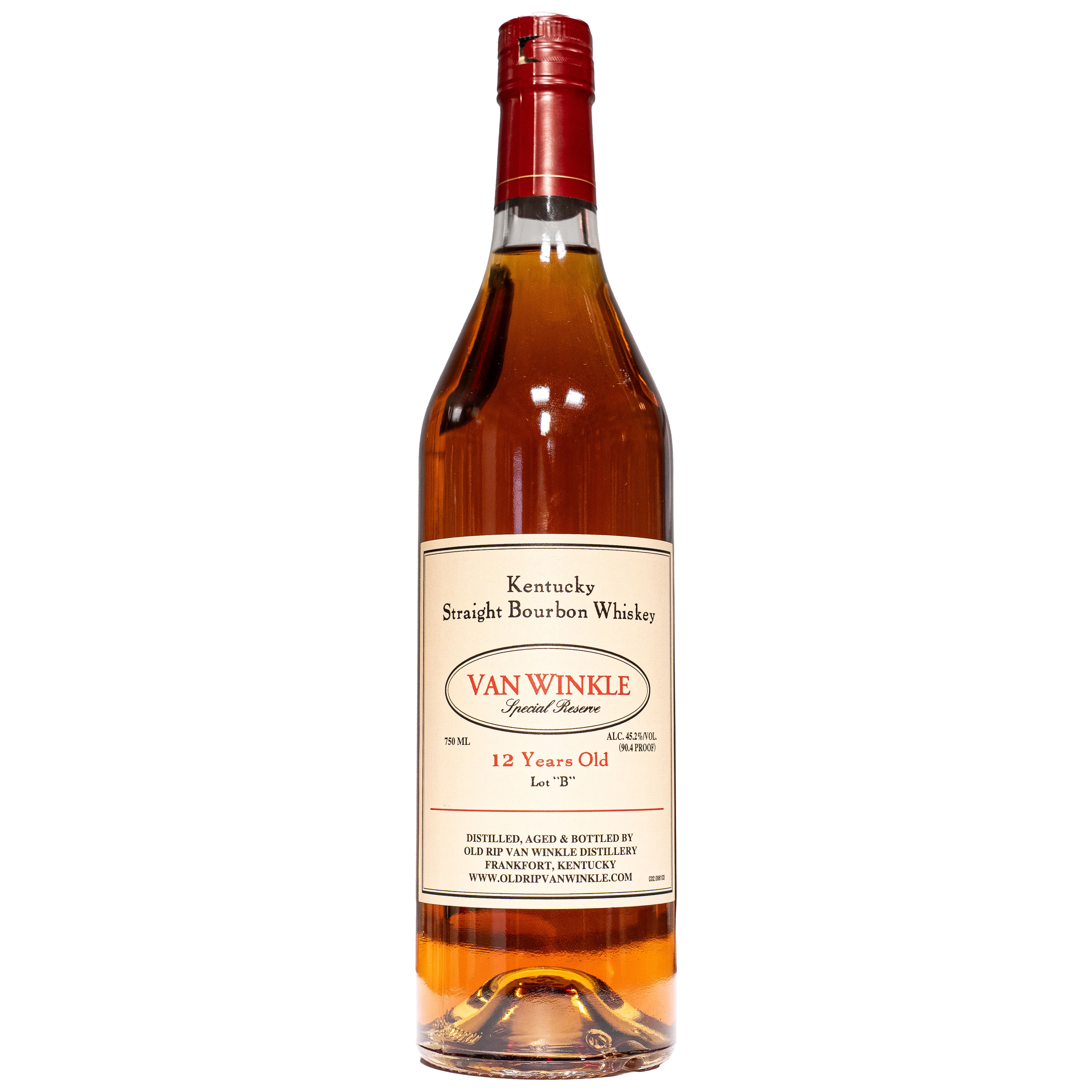 Pappy Van Winkle 12 Year Lot B | Kentucky Straight Bourbon | 750ml