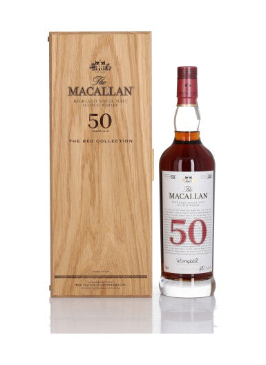 The Macallan 50 Years Old Red Collection | Single Malt Scotch Whisky | 700ml