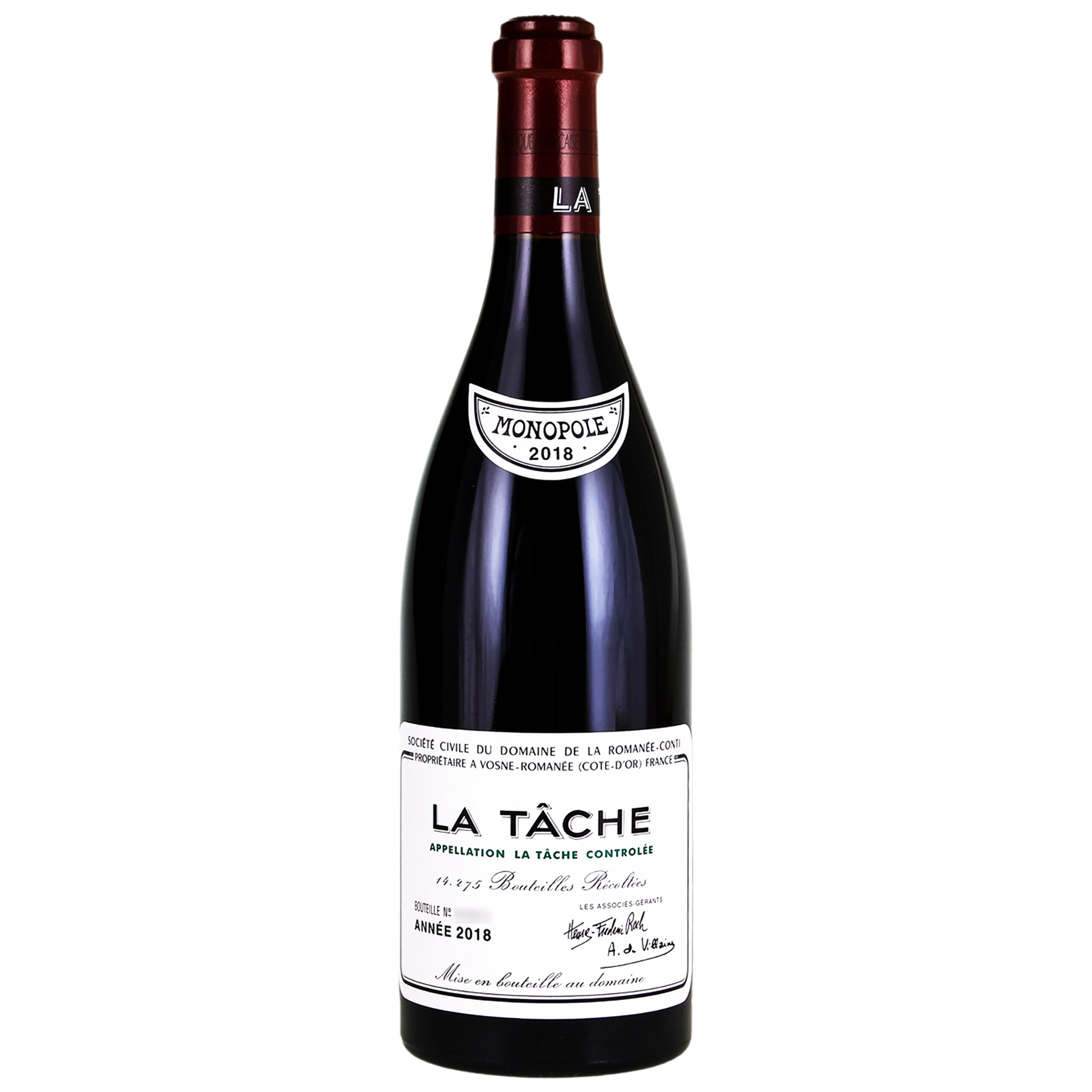 Domaine de la Romanée-Conti 2018 La Tâche Grand Cru Monopole Burgundy 750ml bottle