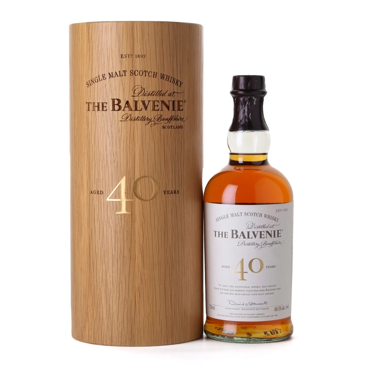 The Balvenie 40 Year Old Single Malt Scotch Whisky 750ml bottle