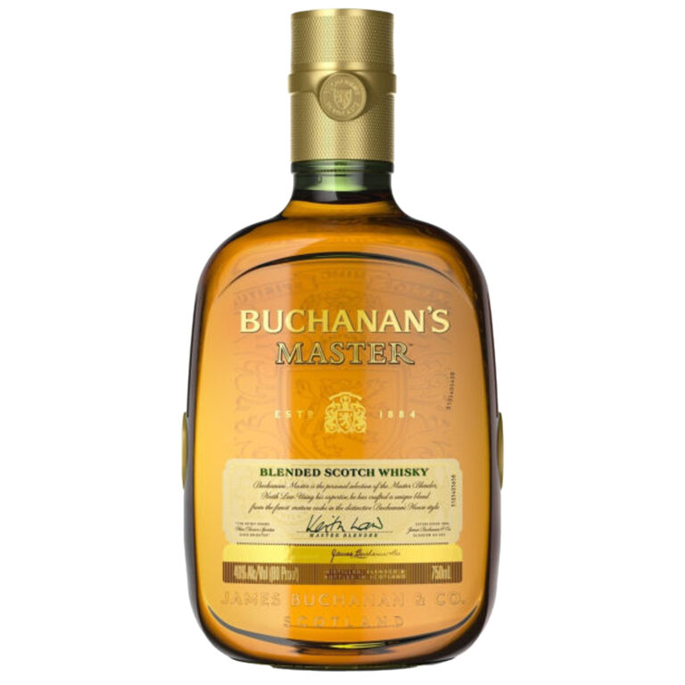 Buchanan’s Master Blend Blended Scotch Whisky 750ml bottle