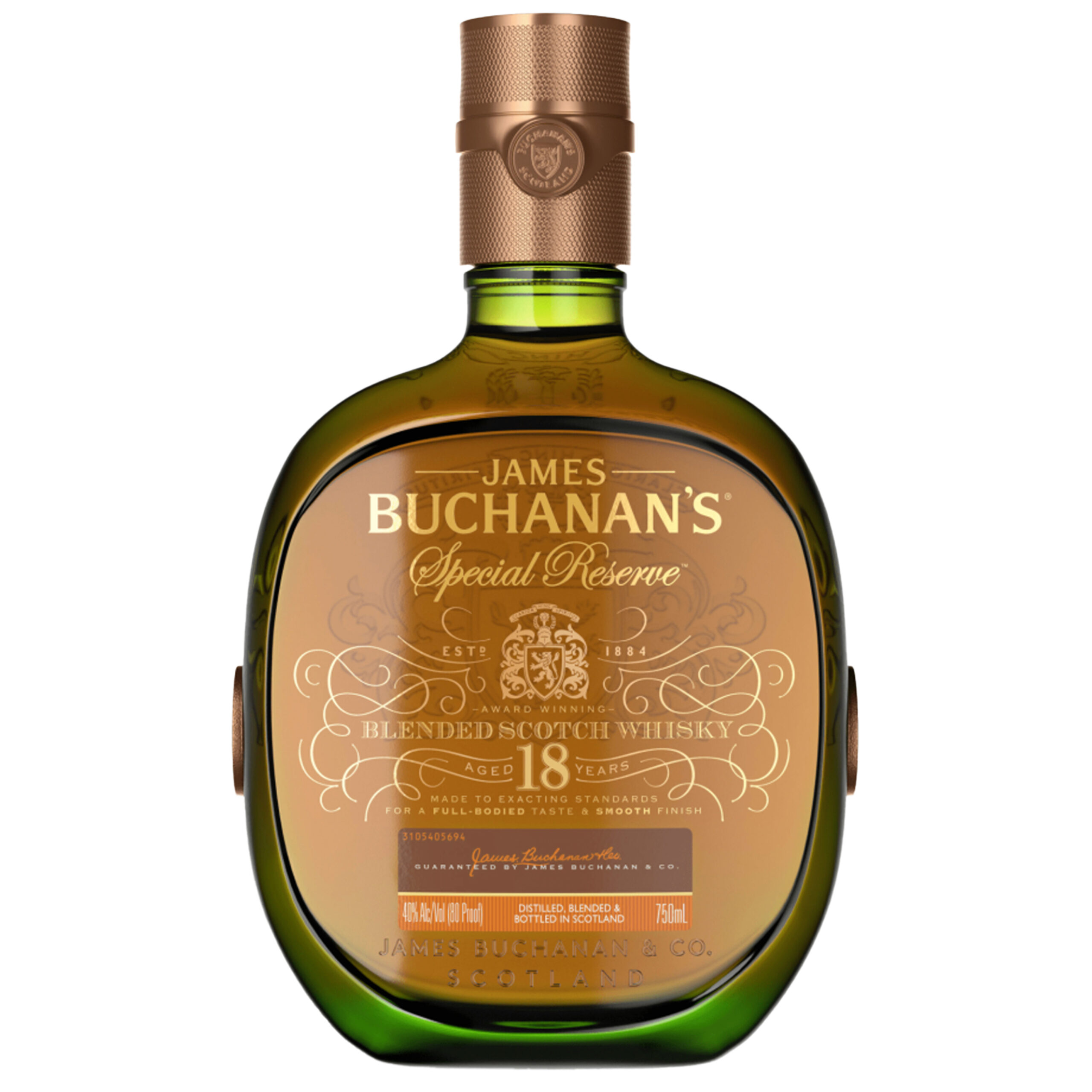 Buchanan’s Special Reserve 18 Year Old Blended Scotch Whisky 750ml bottle