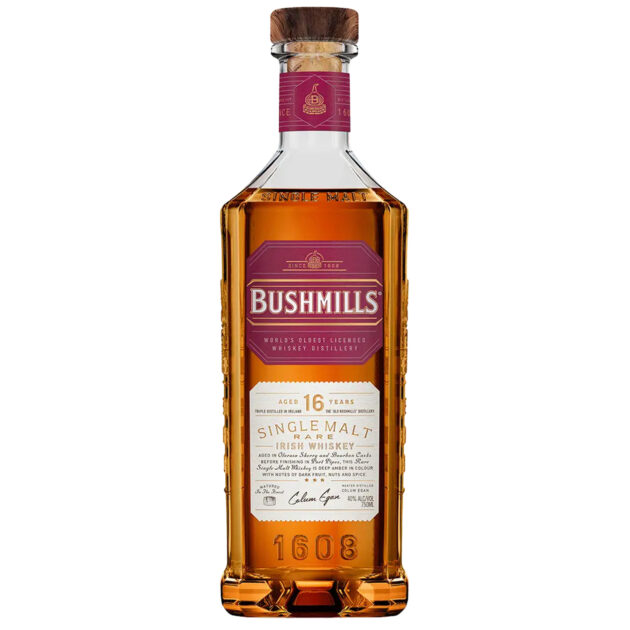 Bushmills 16 Year Old Single Malt Irish Whiskey 750ml bottle