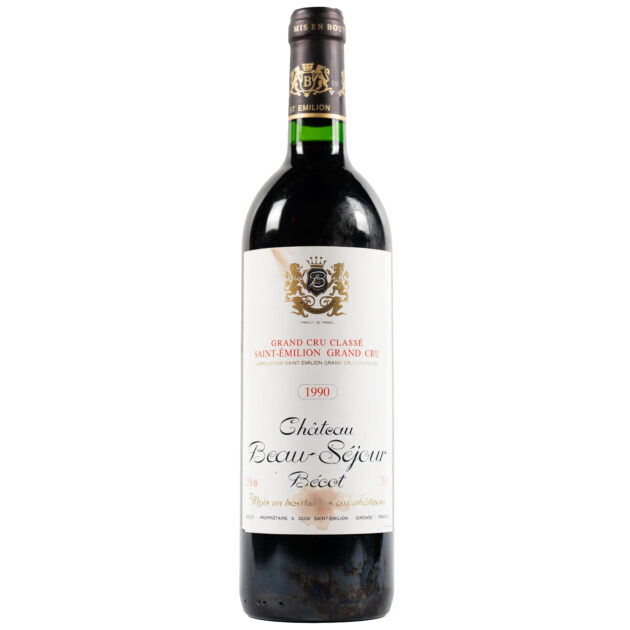 Château Beau-Séjour Bécot 1990 Saint-Émilion Bordeaux 750ml bottle