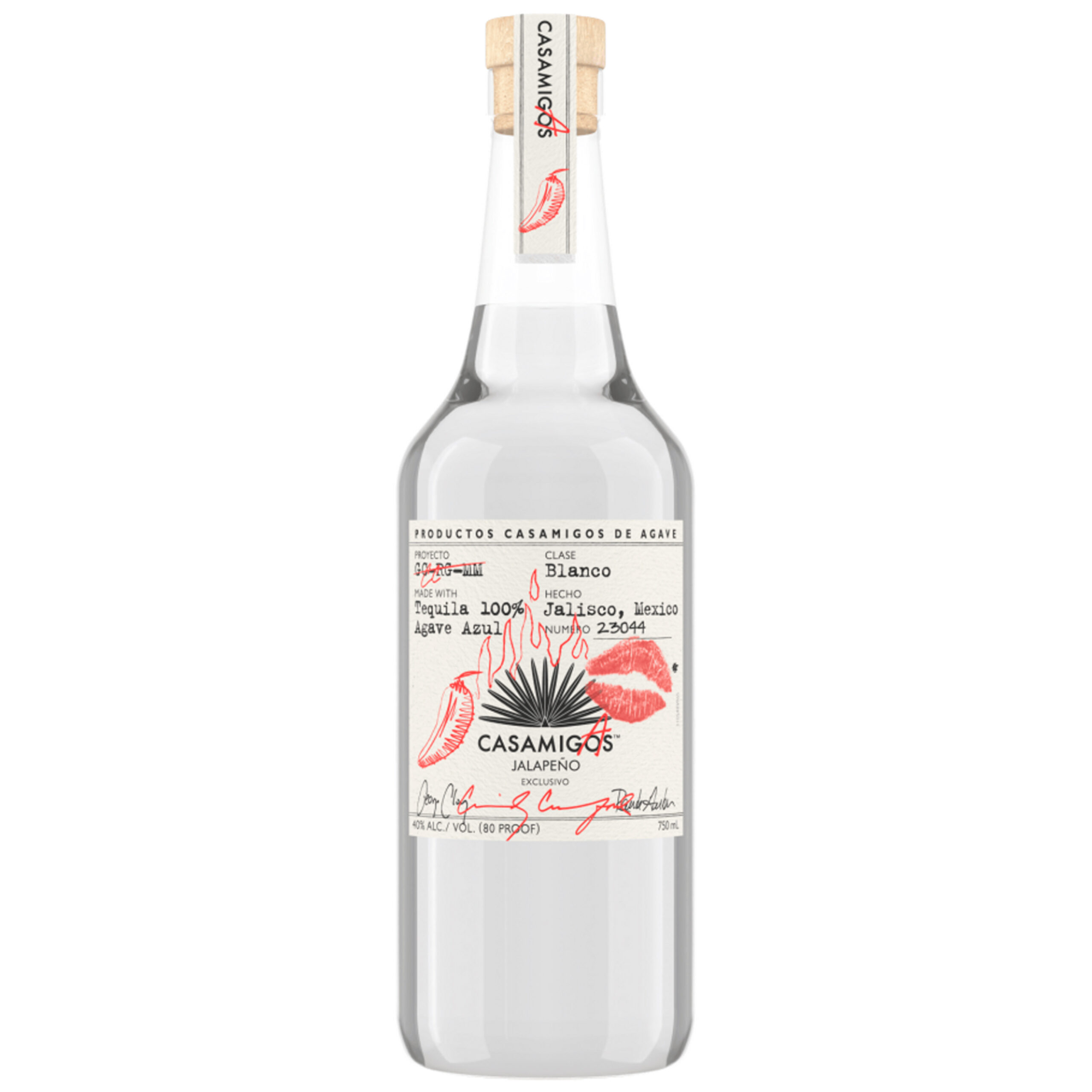 Casamigos Jalapeño Blanco Tequila 750ml bottle