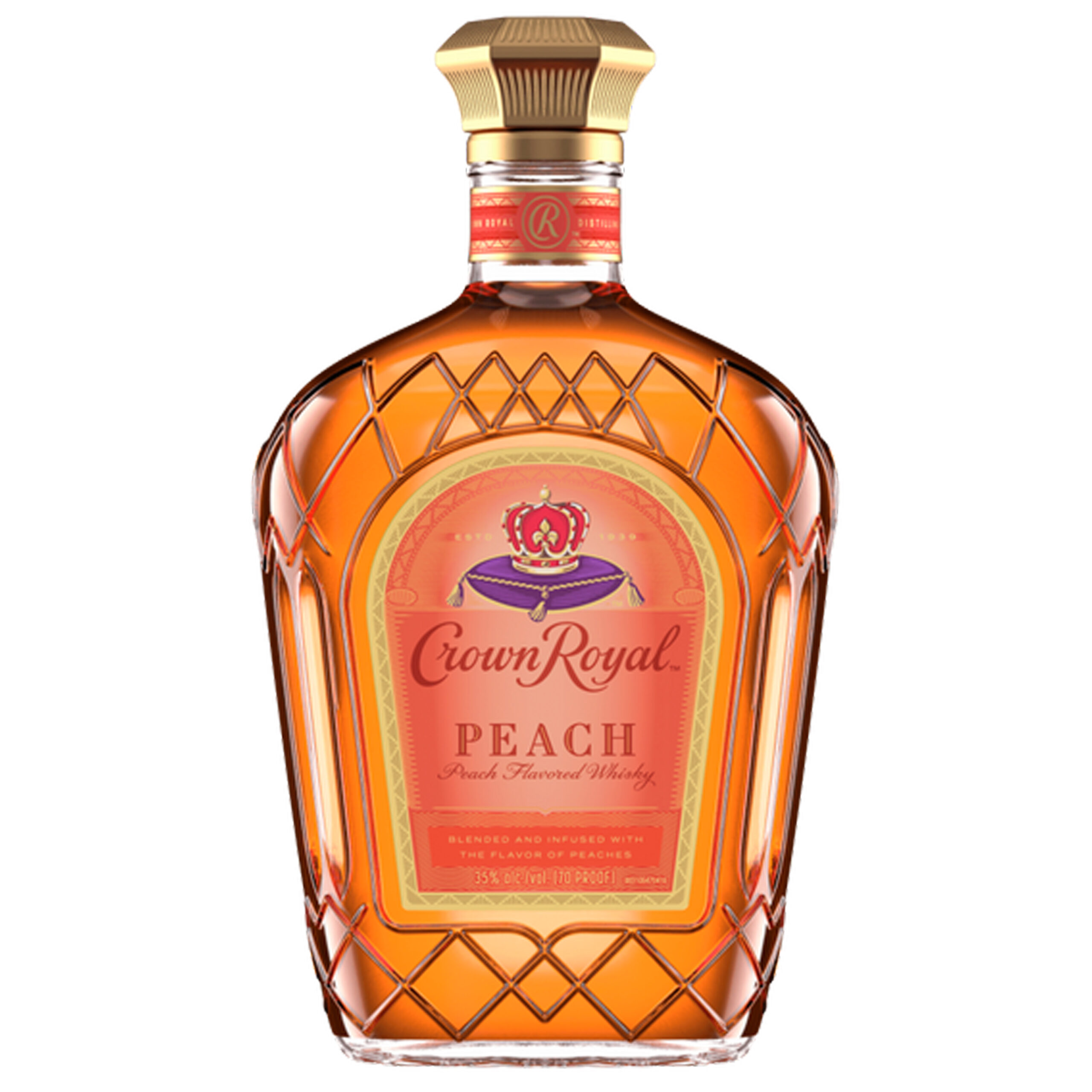 Crown Royal Peach Canadian Whisky 750ml bottle