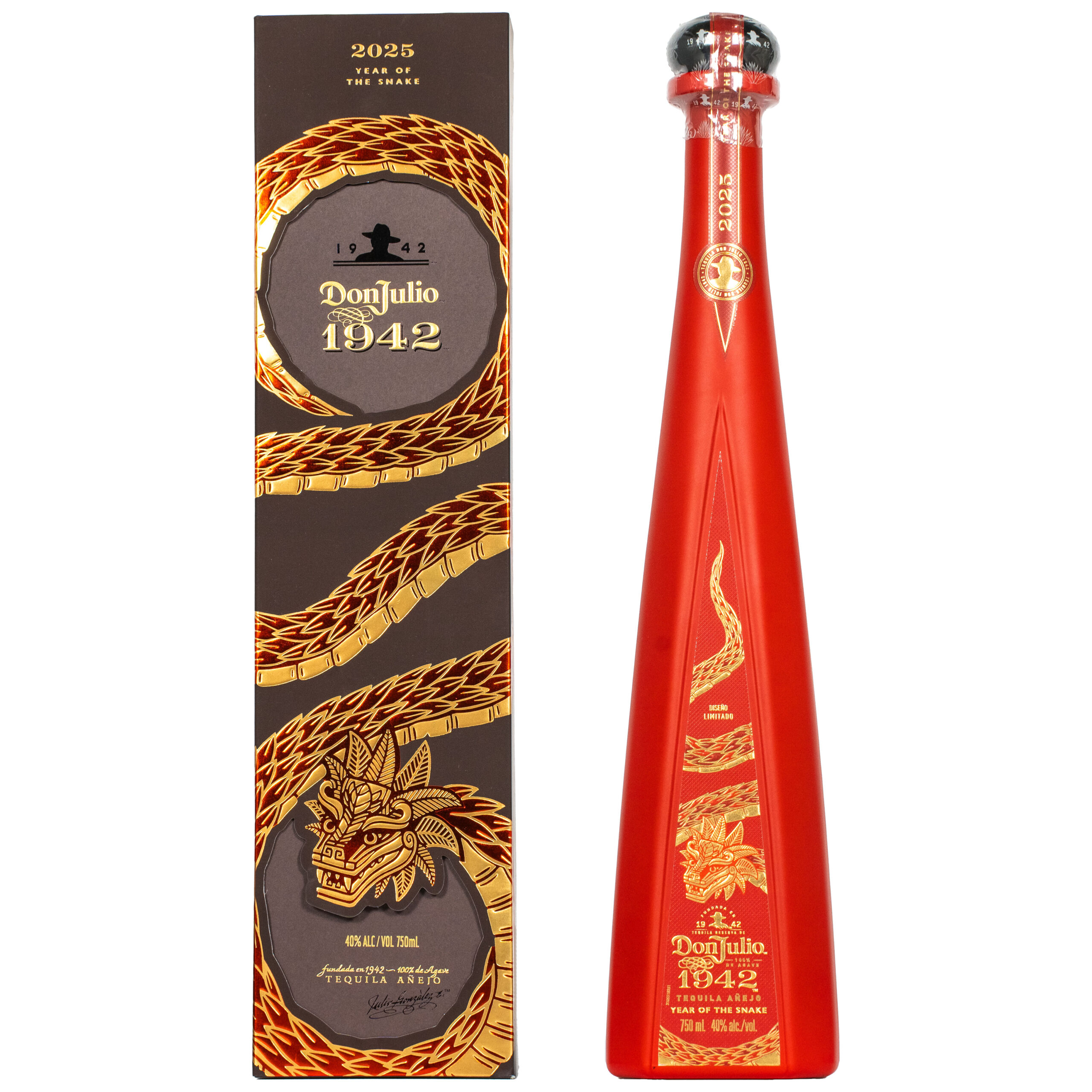 DONJULIO1942PYEAROFTHESNAKE_BOX Don Julio 1942 Year of the Snake Limited Edition Añejo Tequila 750ml bottle