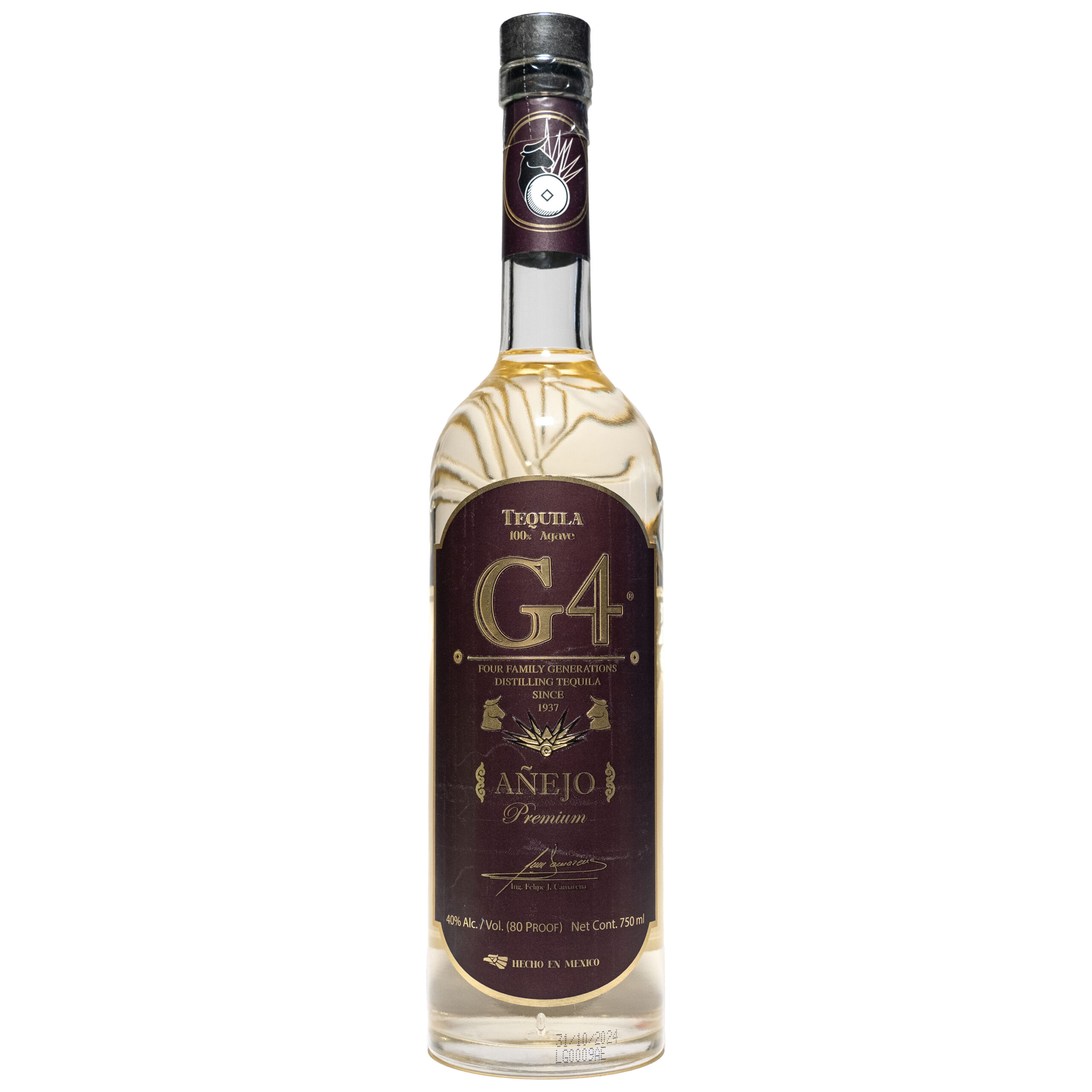 G4 Añejo Tequila 750ml bottle