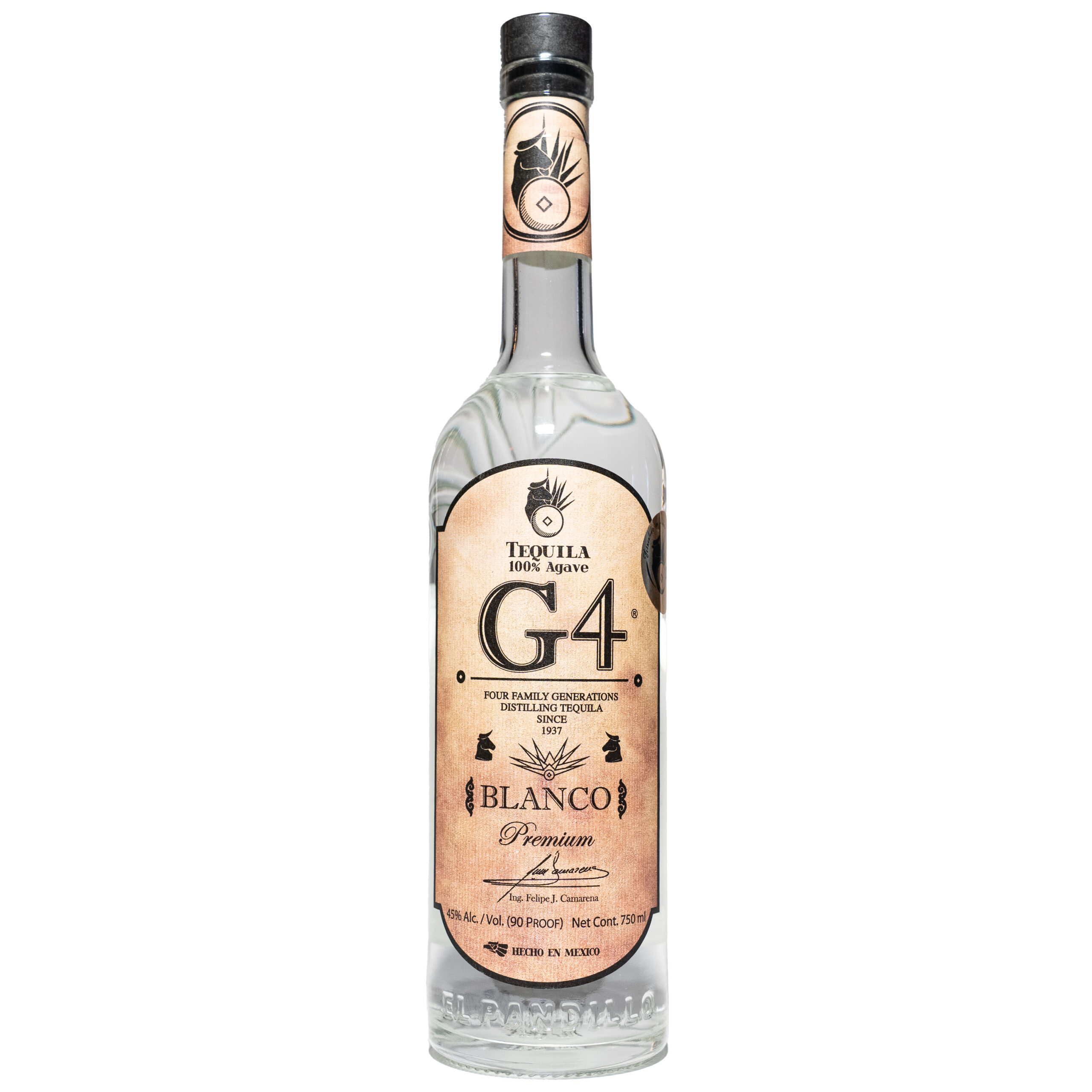 G4 Blanco Tequila 90 Proof 750ml bottle