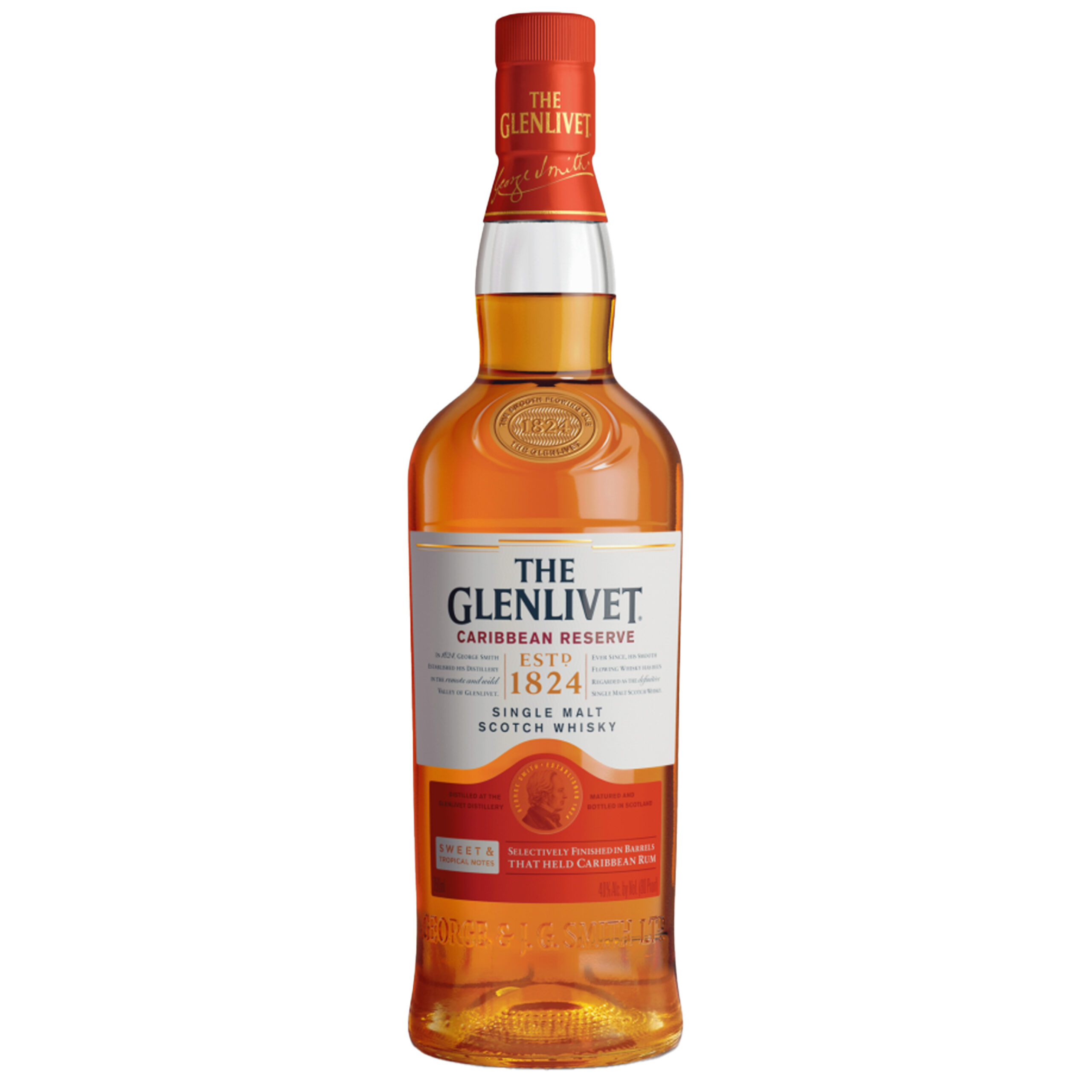 The Glenlivet Caribbean Reserve Single Malt Whisky 750ml bottle