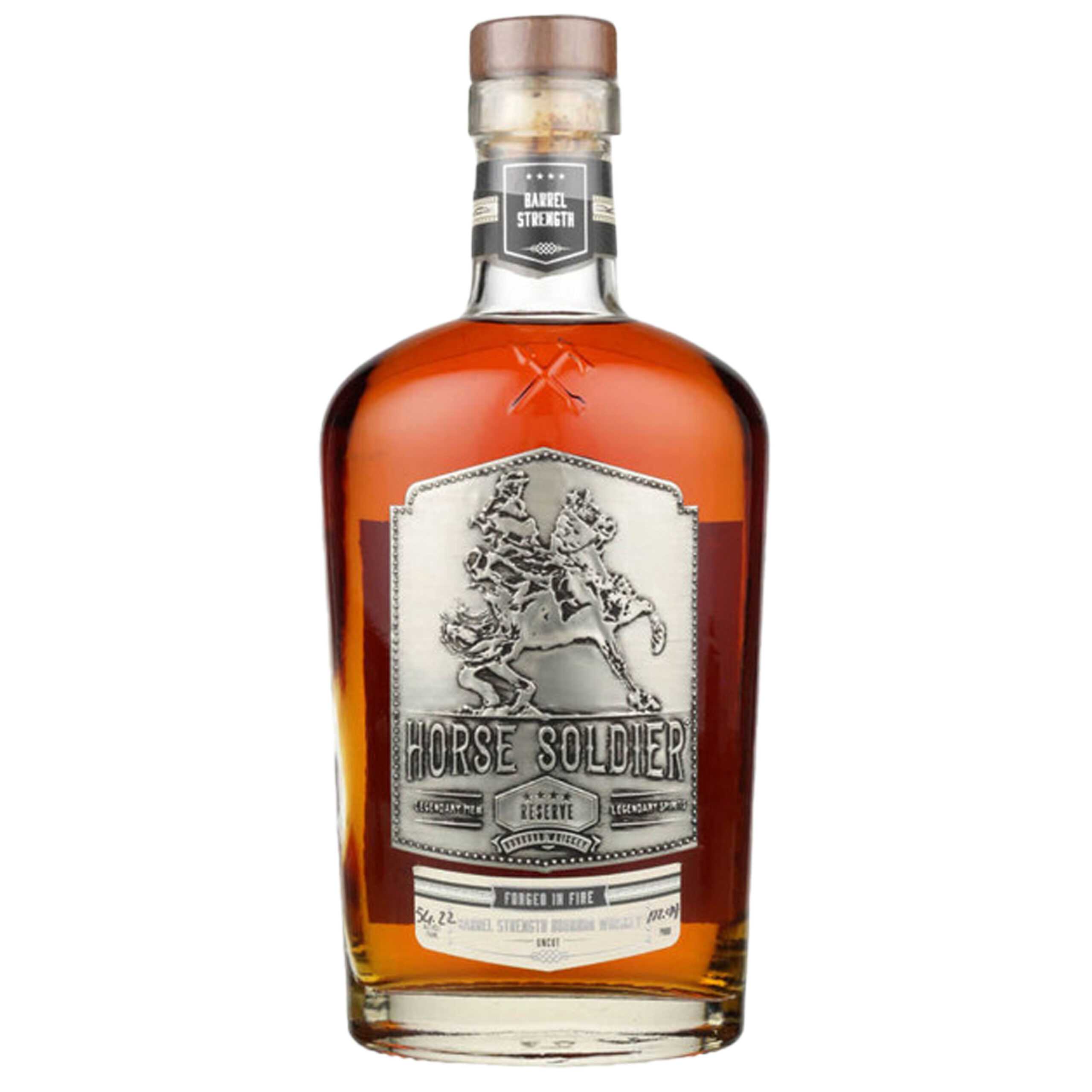 Horse Soldier Barrel Strength Bourbon Whiskey 750ml bottle