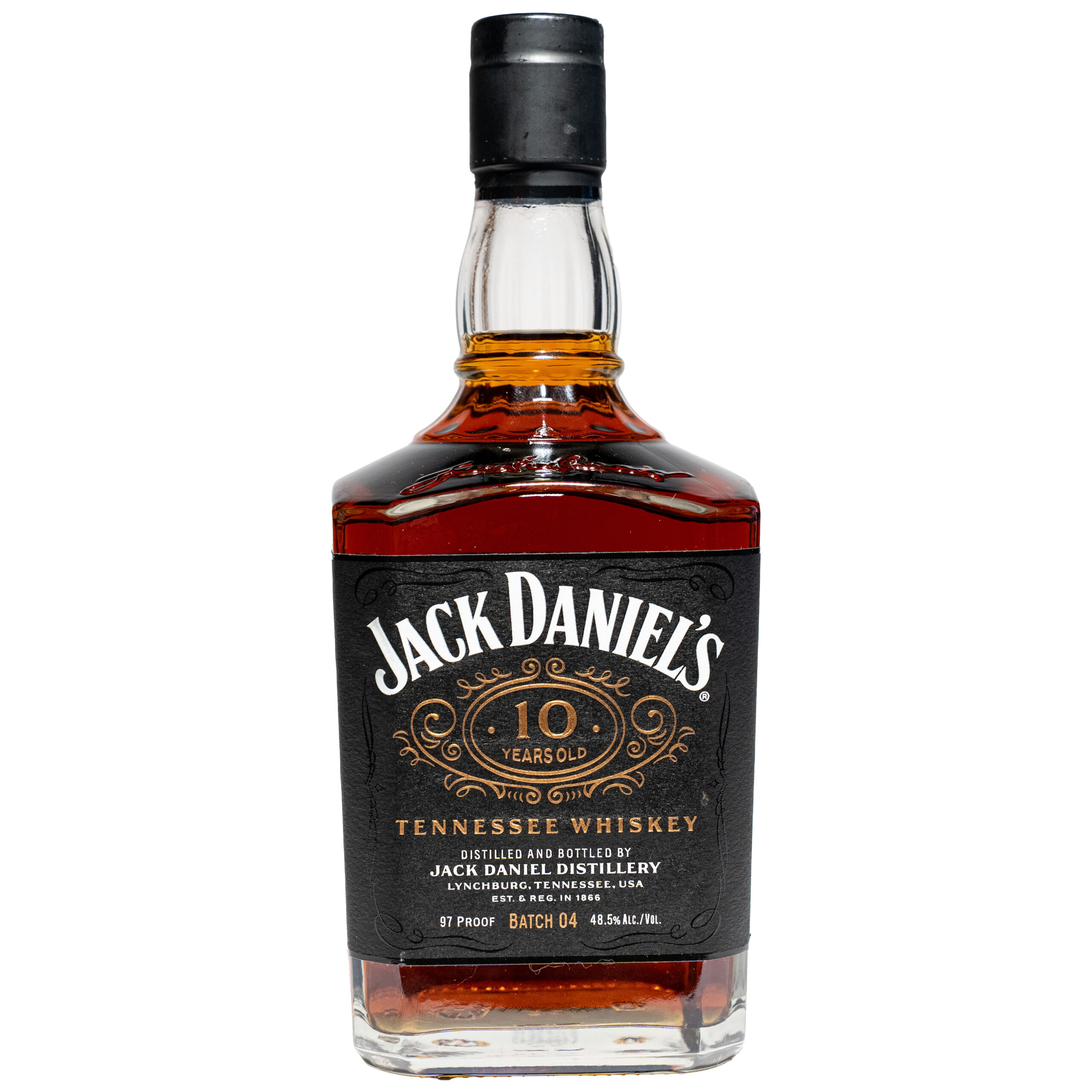 Jack Daniel’s 10 Year Old Tennessee Whiskey 750ml bottle