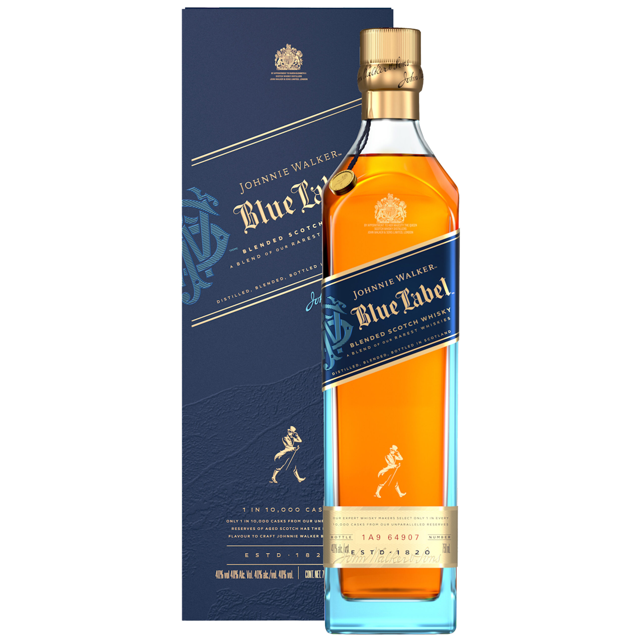 Johnnie Walker Blue Label Blended Scotch Whisky 1.75L bottle