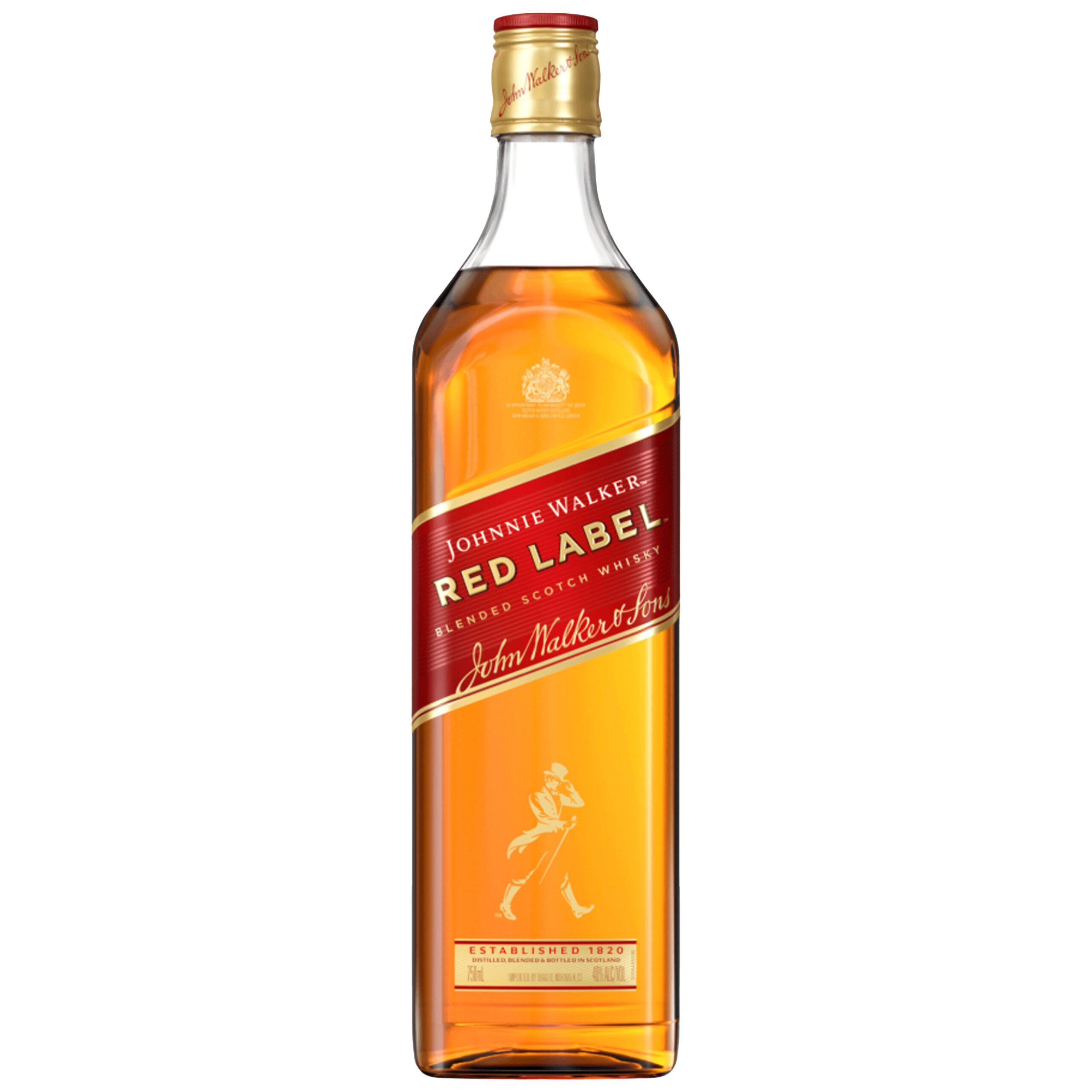 Johnnie Walker Red Label Blended Scotch Whisky 750ml bottle
