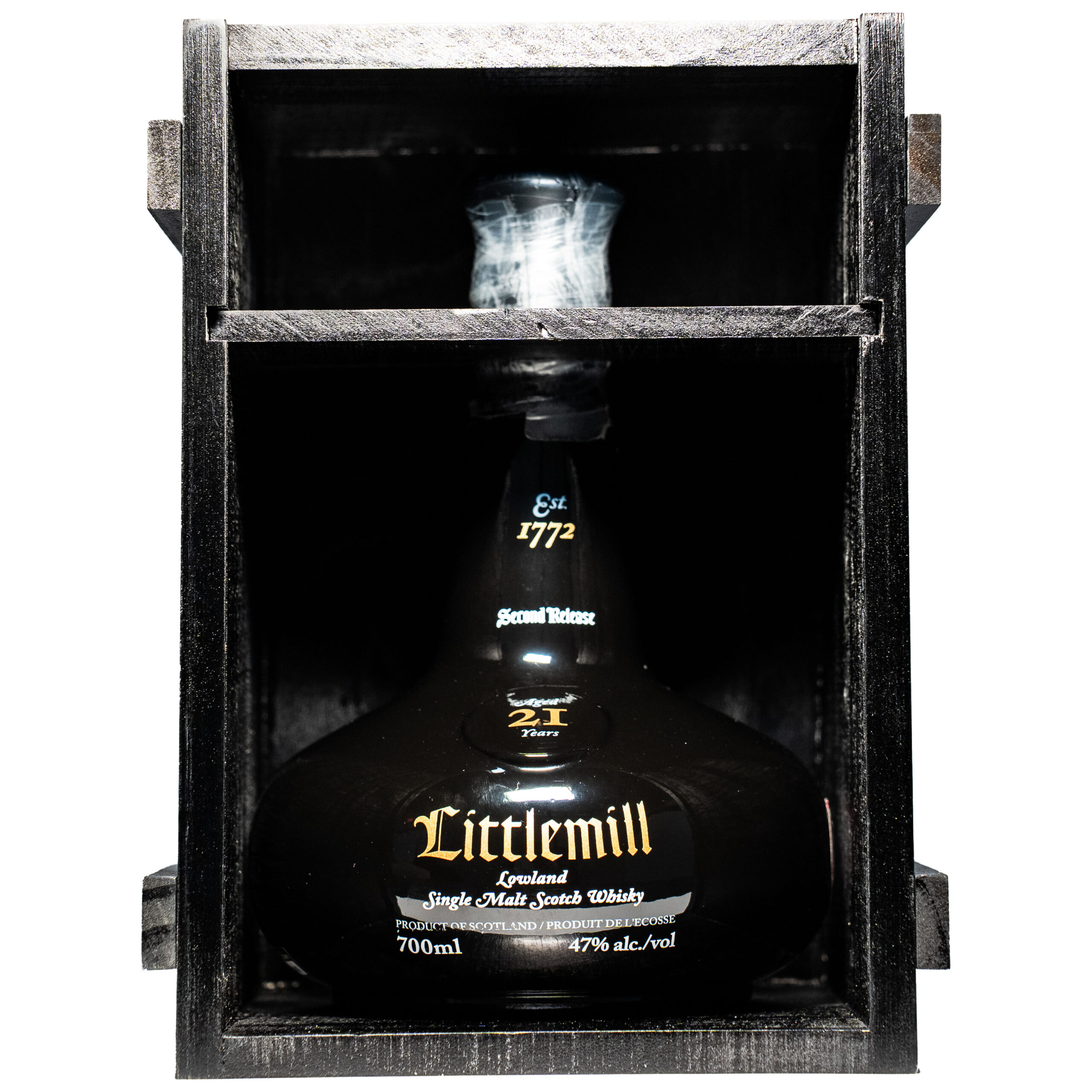 Littlemill 21 Year Old 2nd Release Single Malt Whisky 700ml bottle