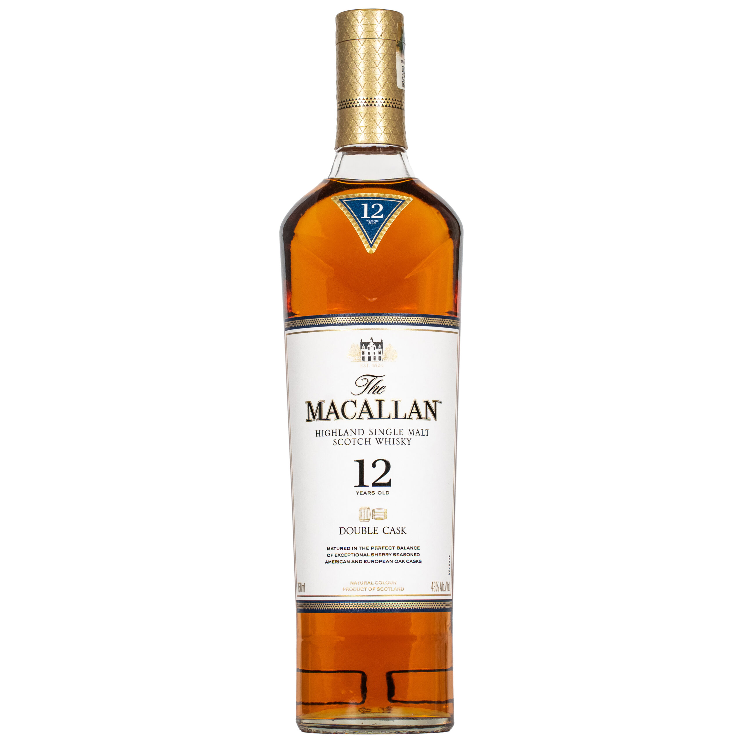 Macallan Double Cask 12 Year Old Single Malt Scotch Whisky 750ml bottle