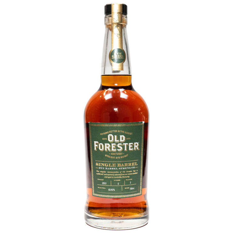 Old Forester Single Barrel Rye Barrel Strength Bourbon 750ml bottle