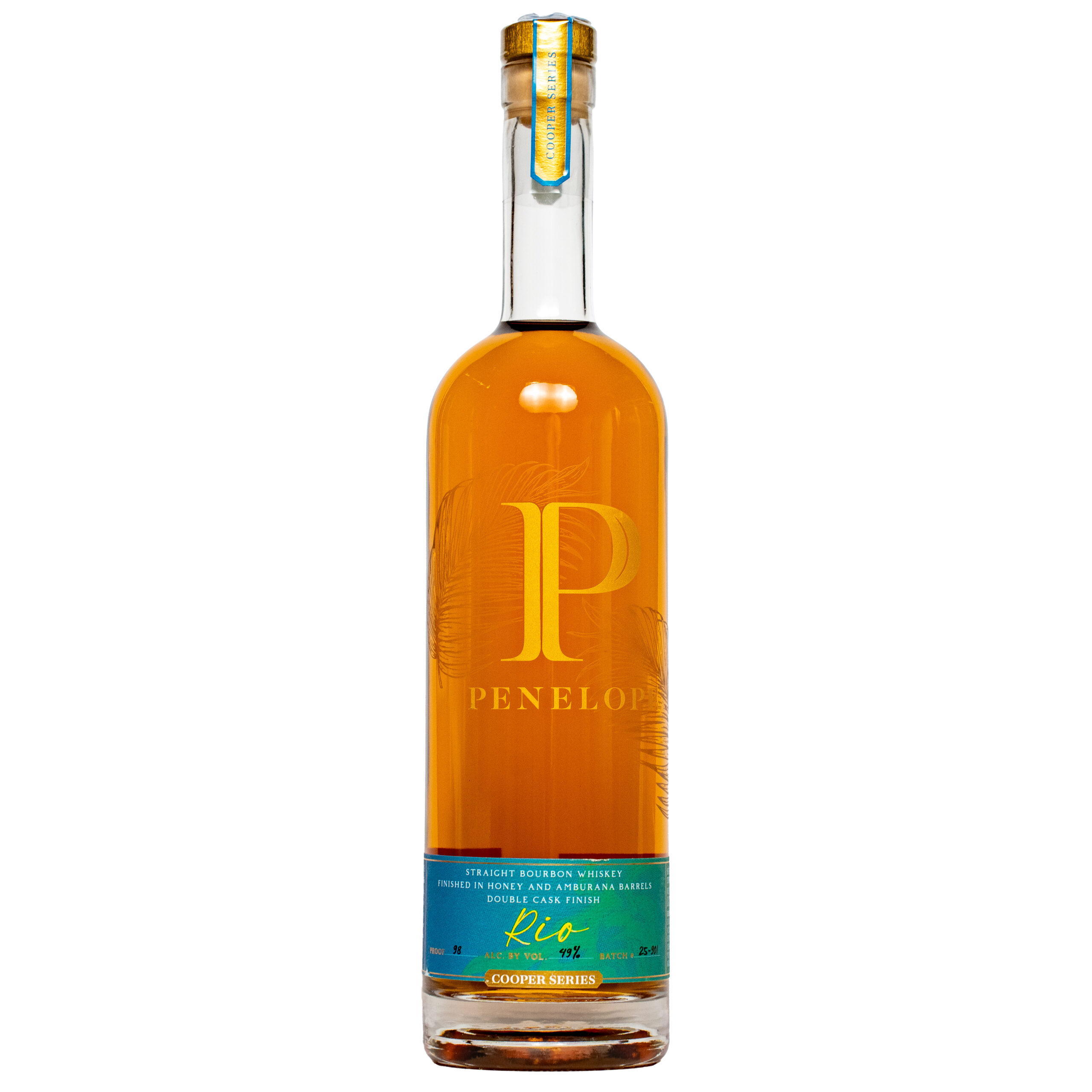 Penelope Rio Straight Bourbon Whiskey 750ml bottle