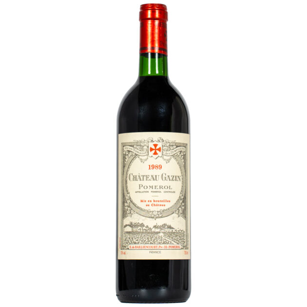 Château Gazin 1989 Pomerol Bordeaux 750ml bottle