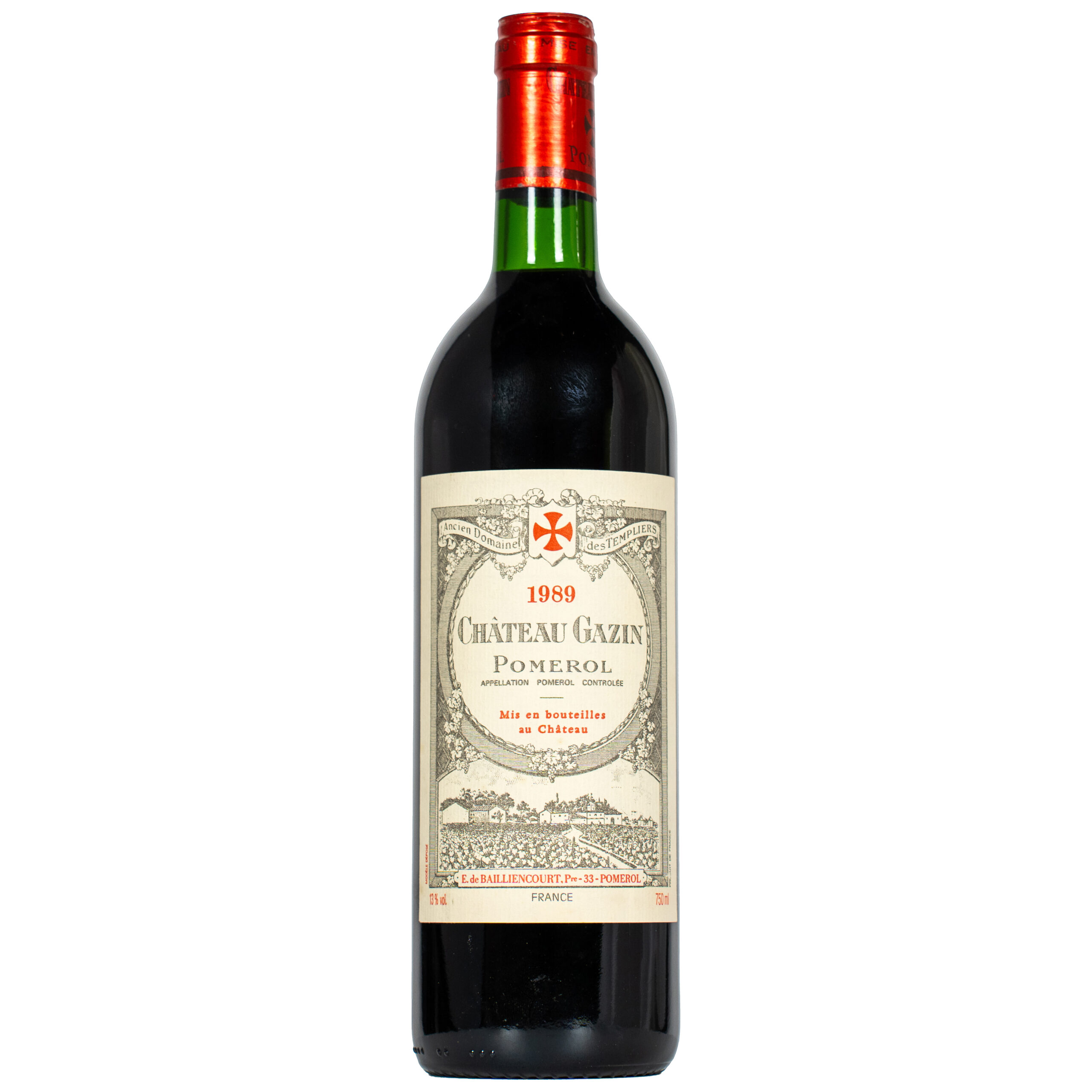 Château Gazin 1989 Pomerol Bordeaux 750ml bottle