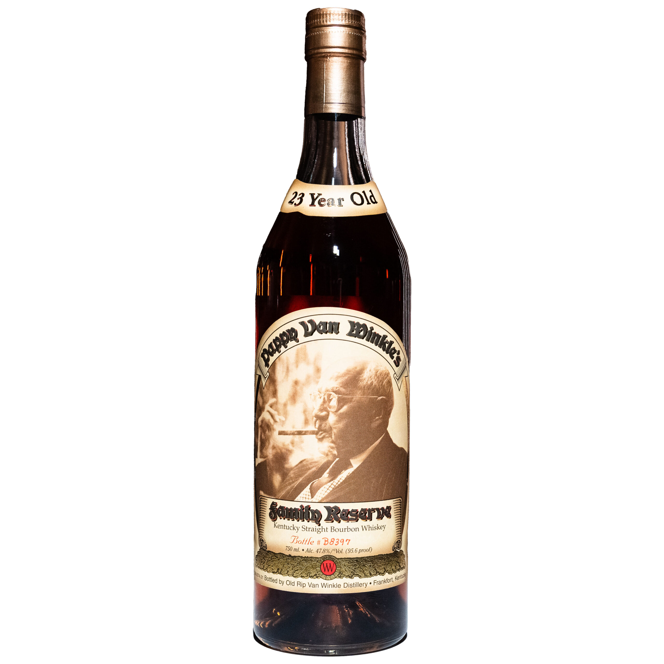 Pappy Van Winkle’s Family Reserve 23 Year Old Bourbon 750ml bottle