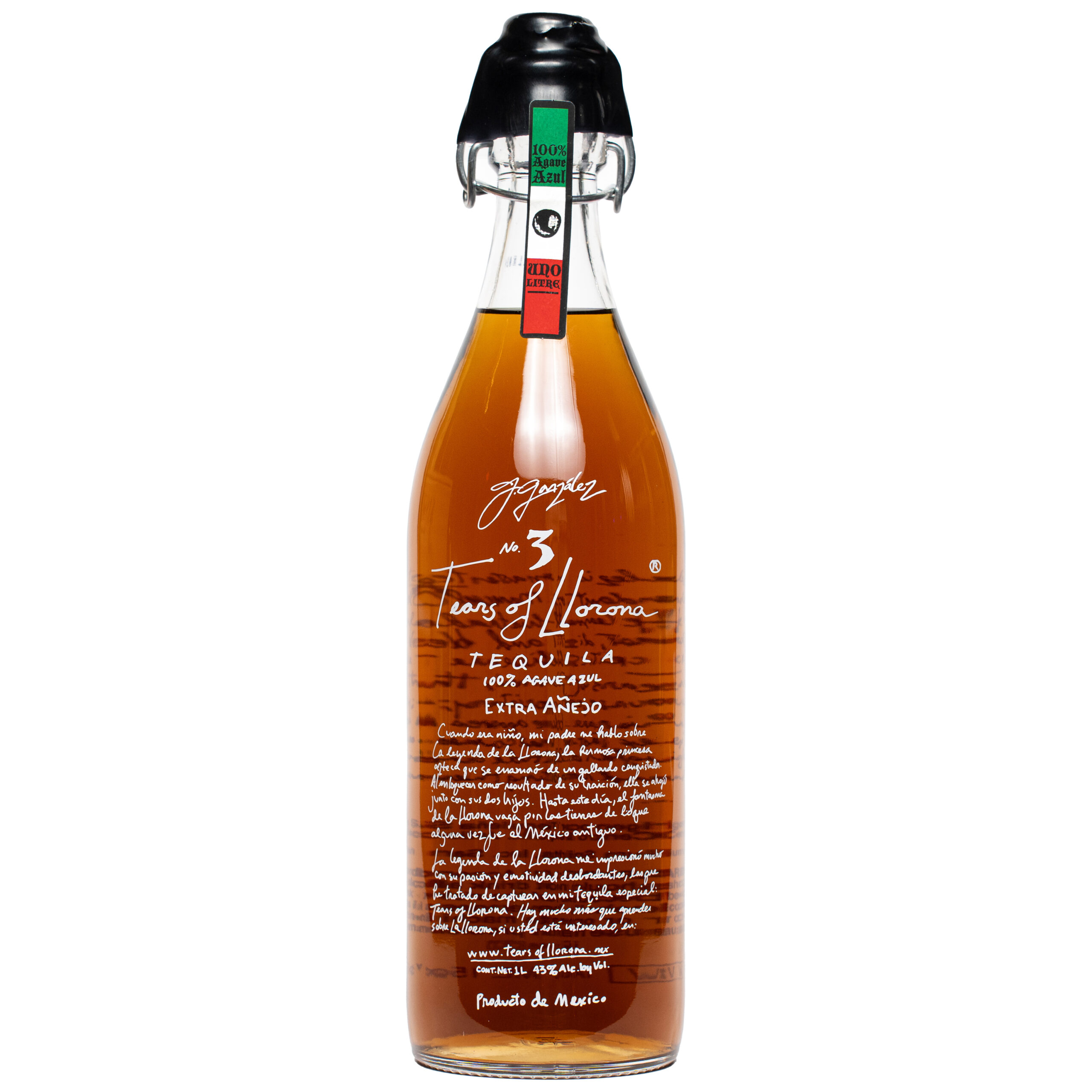 Tears of Llorona Extra Añejo Tequila 1L bottle