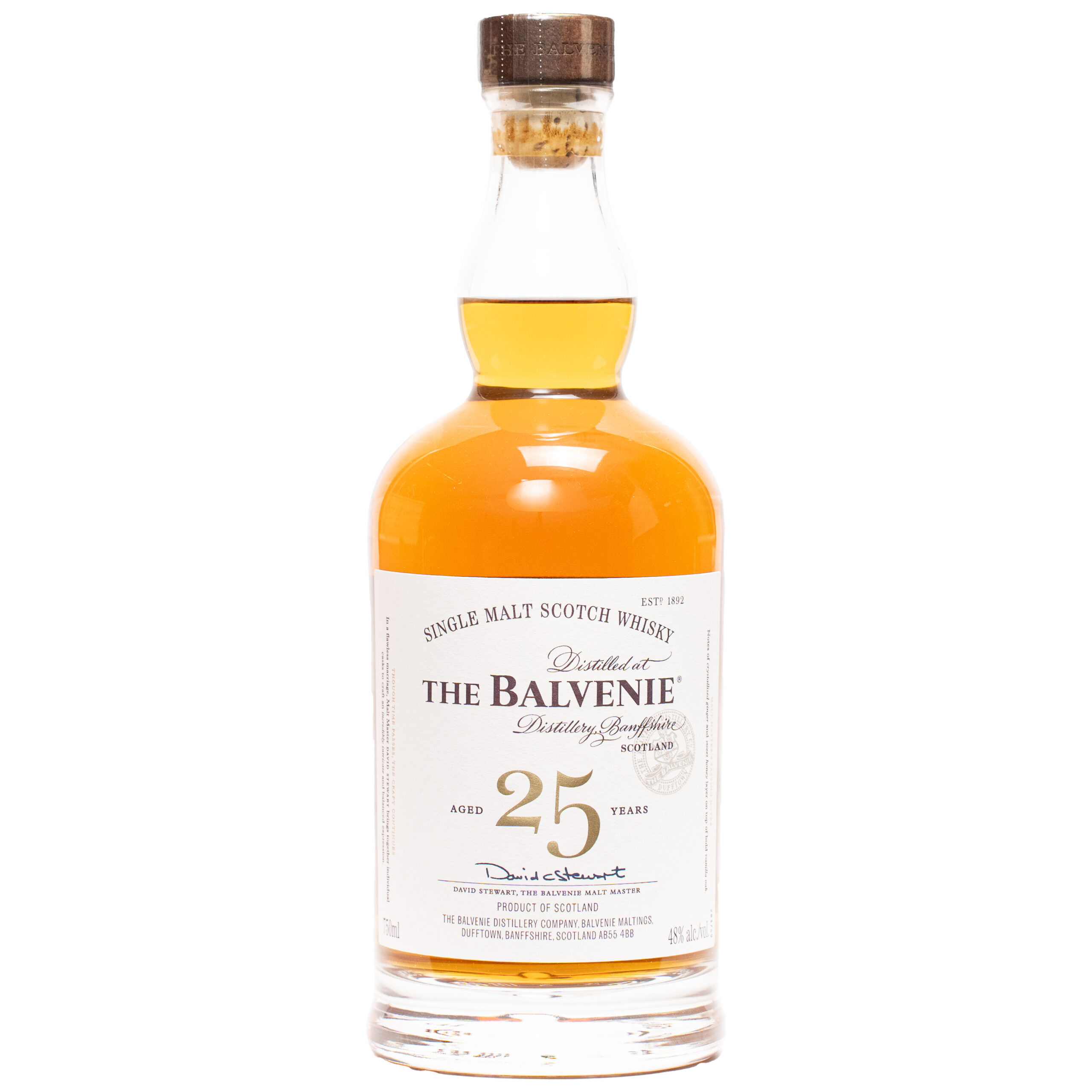 Balvenie 25 Year Old Single Malt Scotch Whisky 750ml bottle