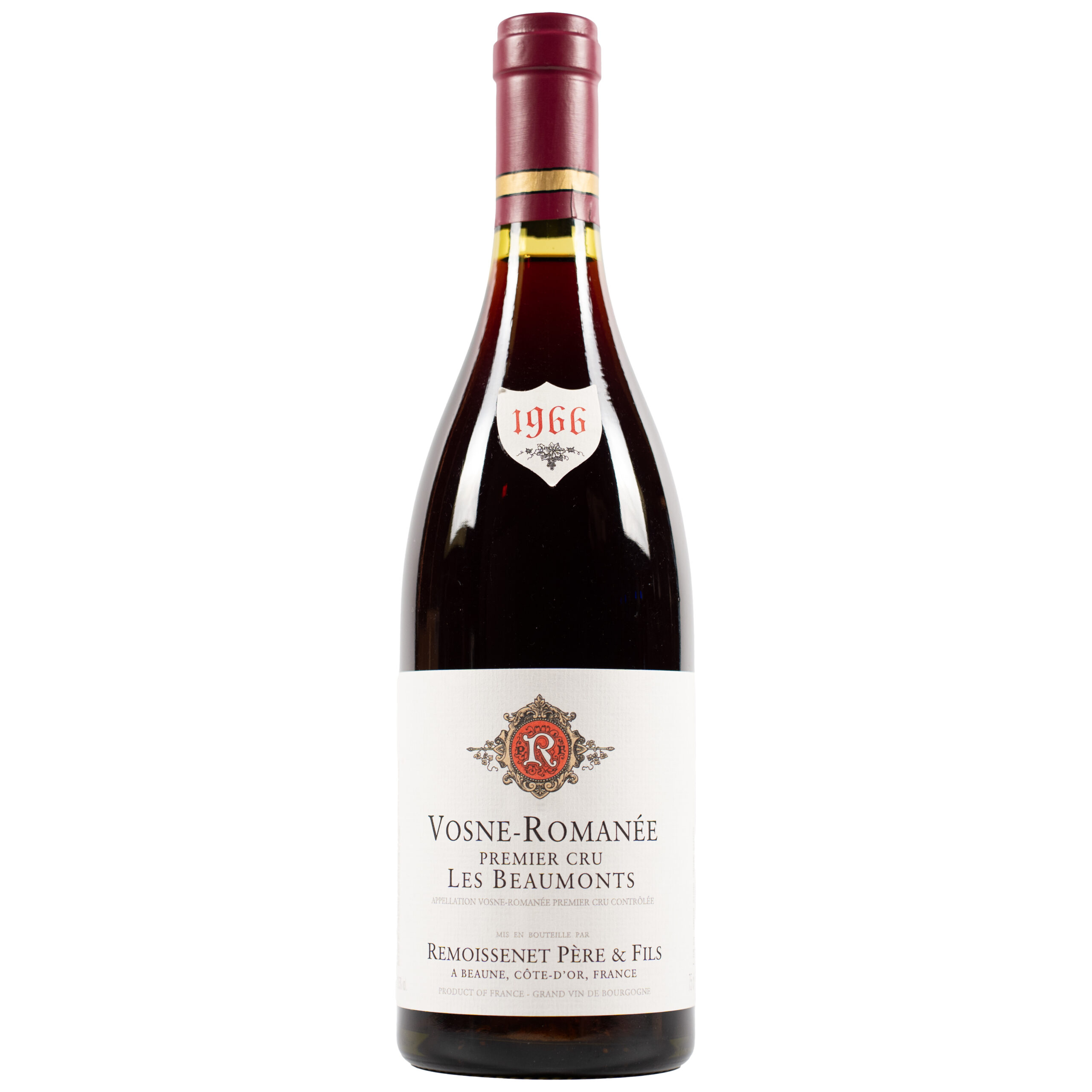 VOSNEROMANEE1966 1966 Remoissenet Père & Fils Vosne-Romanée Burgundy 750ml bottle