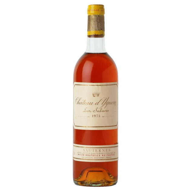 1975 Château d’Yquem Sauternes Bordeaux sweet wine 750ml bottle