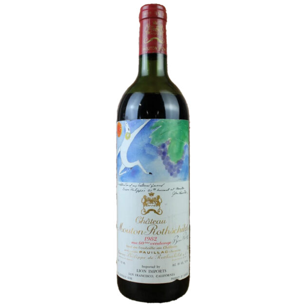 1982 Château Mouton Rothschild Pauillac Premier Grand Cru Classé 750ml bottle
