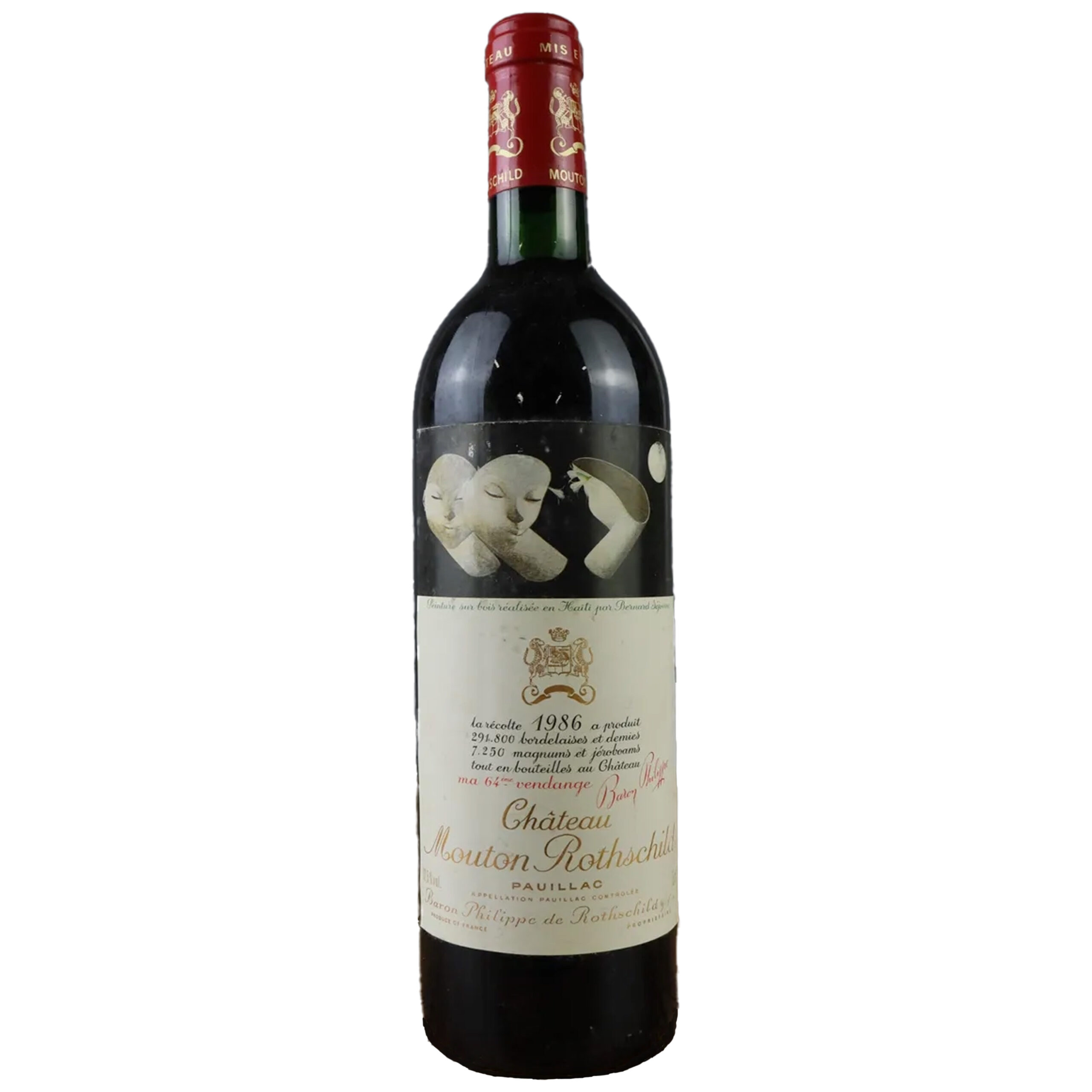 1986 Château Mouton Rothschild Pauillac Bordeaux 750ml bottle