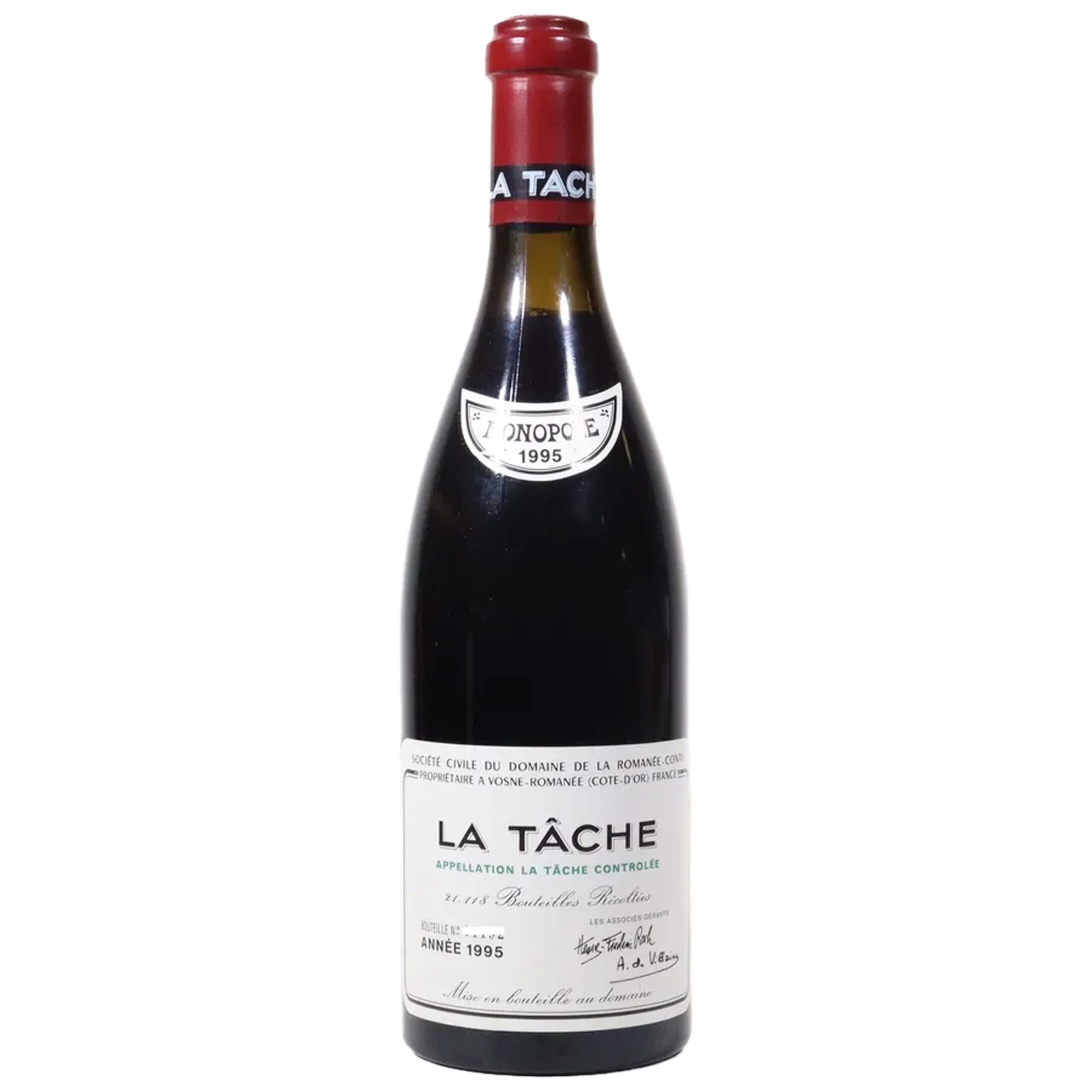 1995 Domaine de la Romanée-Conti La Tâche Grand Cru Monopole Burgundy 750ml bottle