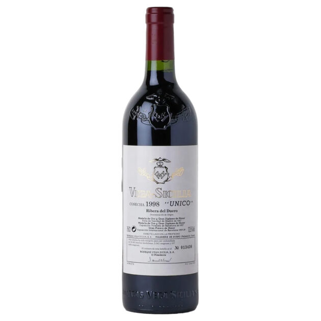 1998 Vega Sicilia Único Gran Reserva Ribera del Duero 750ml bottle