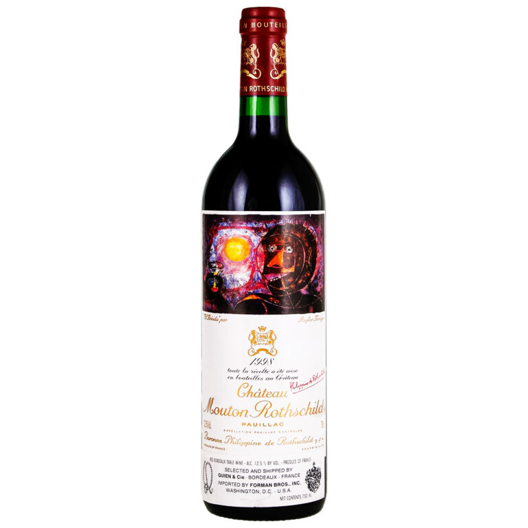1998 Château Mouton Rothschild Pauillac Premier Grand Cru Classé 750ml bottle