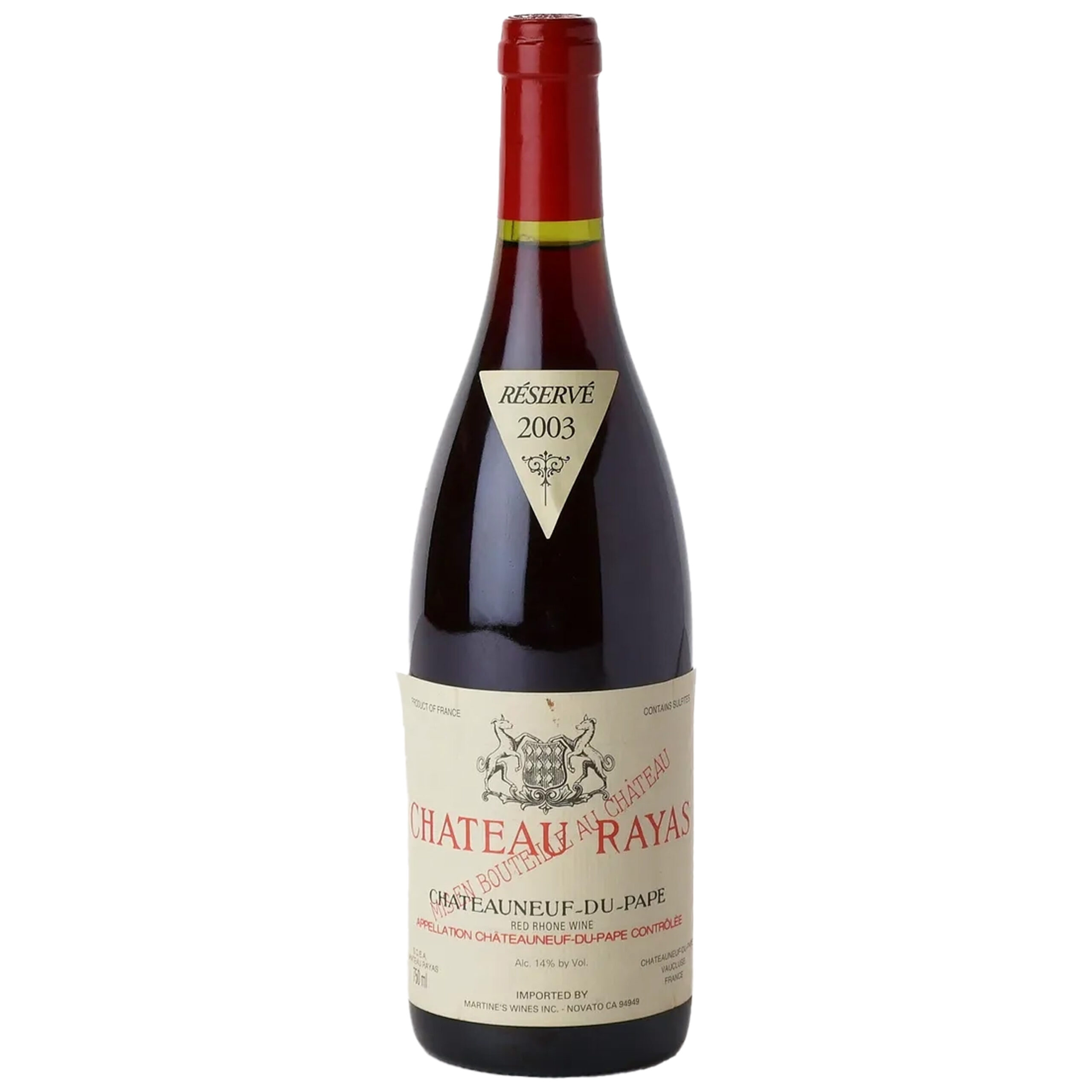 2003 Château Rayas Châteauneuf-du-Pape Réserve 750ml bottle