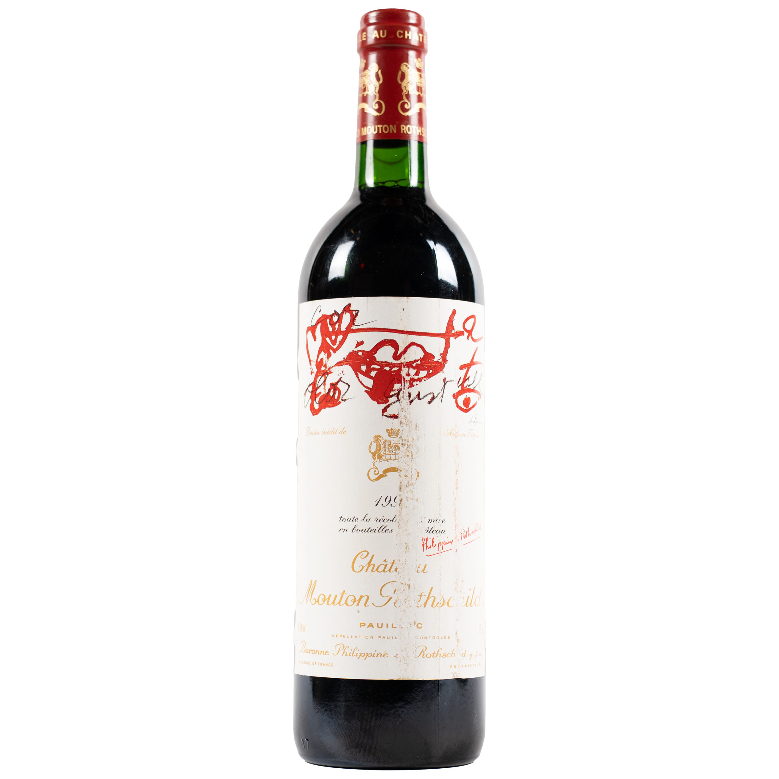 1995 Château Mouton Rothschild Pauillac Bordeaux 750ml bottle