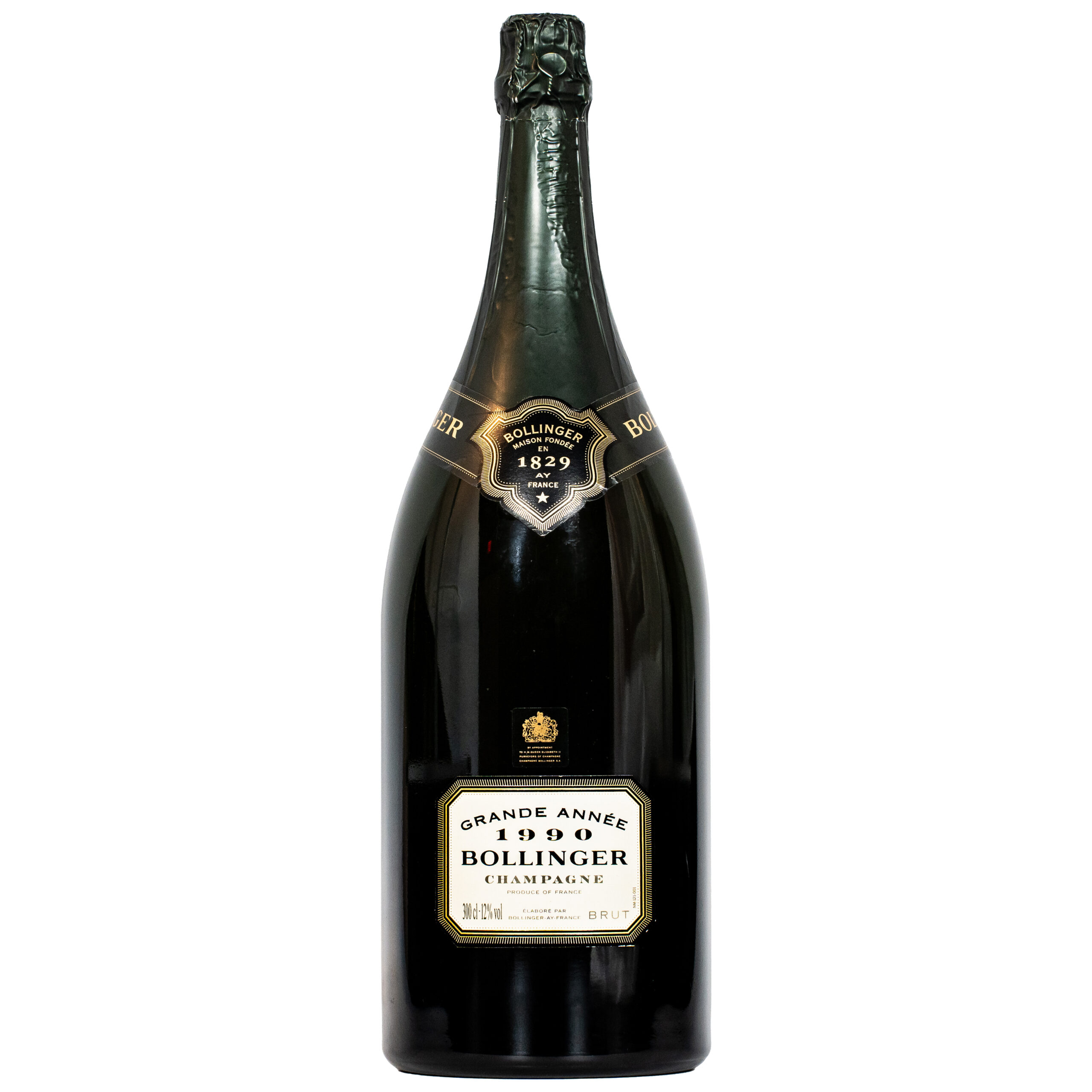 1990 Bollinger Champagne 3L Jeroboam bottle