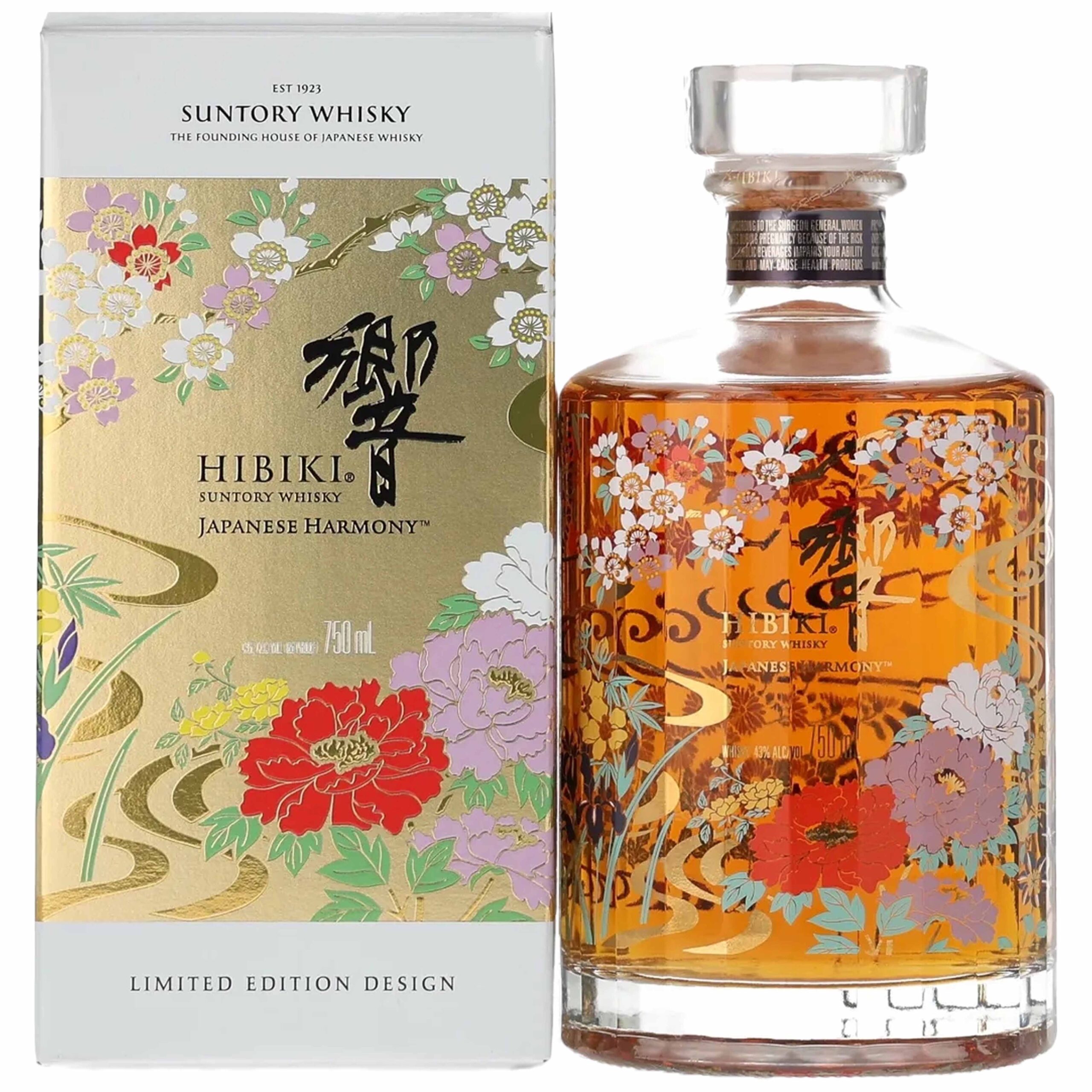 Hibiki Japanese Harmony Ryusui Hyakka Limited Edition Japanese Blended Whisky 750ml bottle