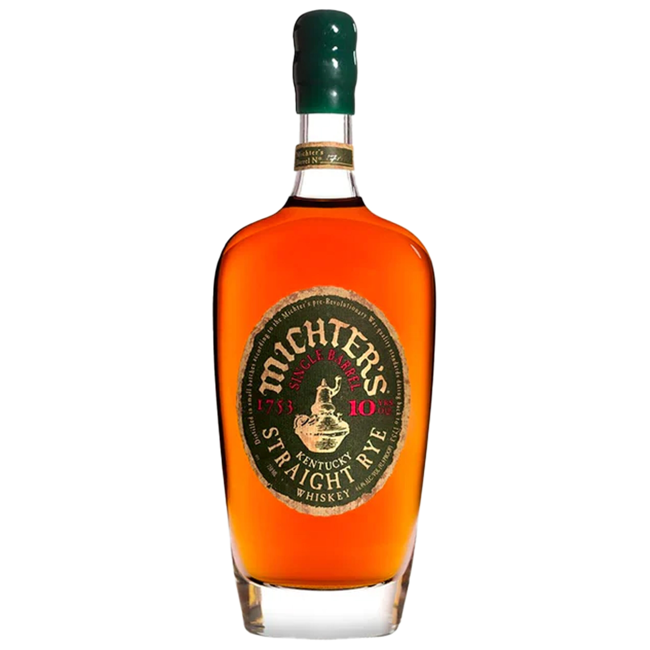 Michter’s 10 Year Single Barrel Straight Rye Whiskey 750ml bottle