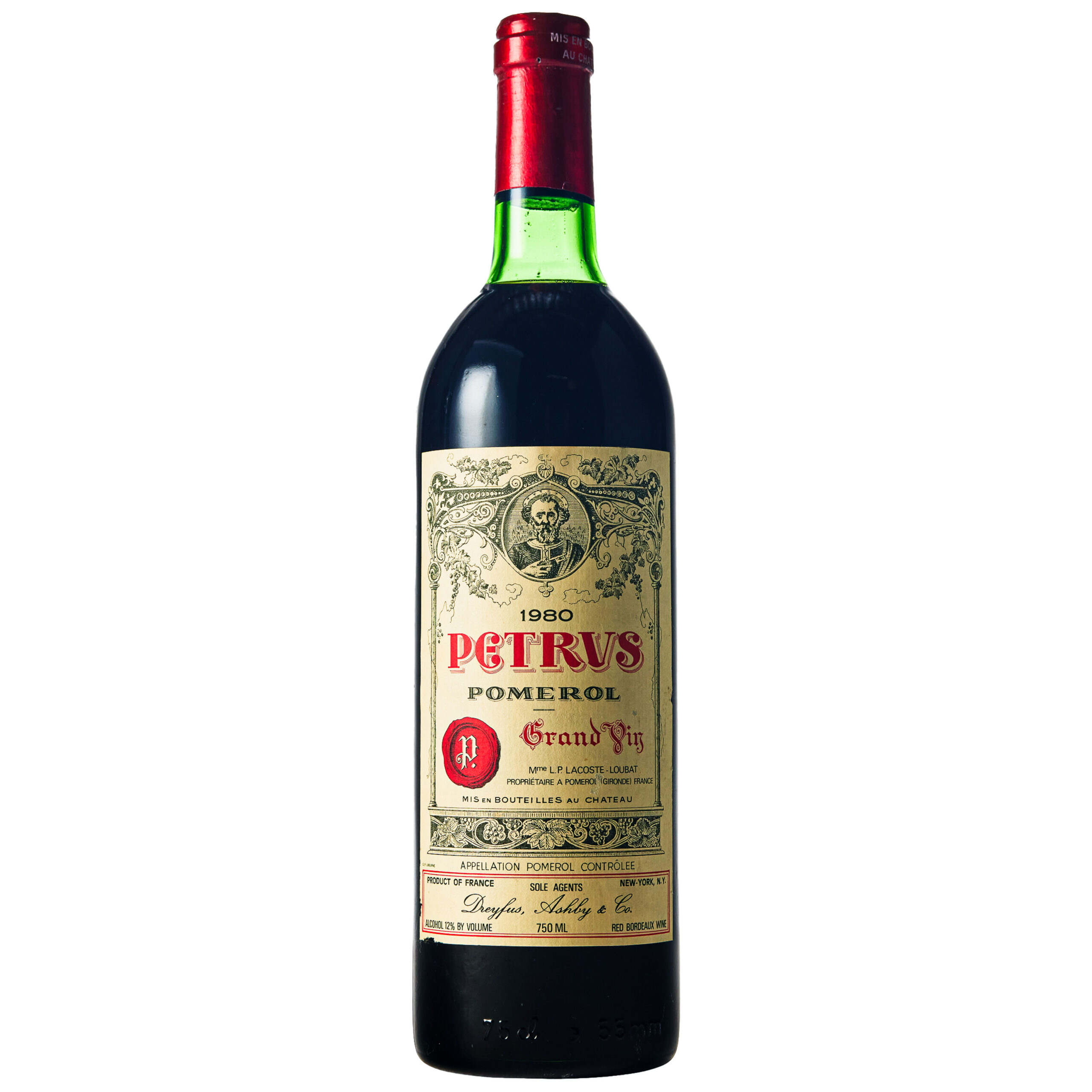 1980 Pétrus Pomerol Bordeaux 750ml bottle