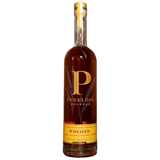 Penelope Bourbon Wheated 95 Proof four-grain straight bourbon whiskey 750ml bottle