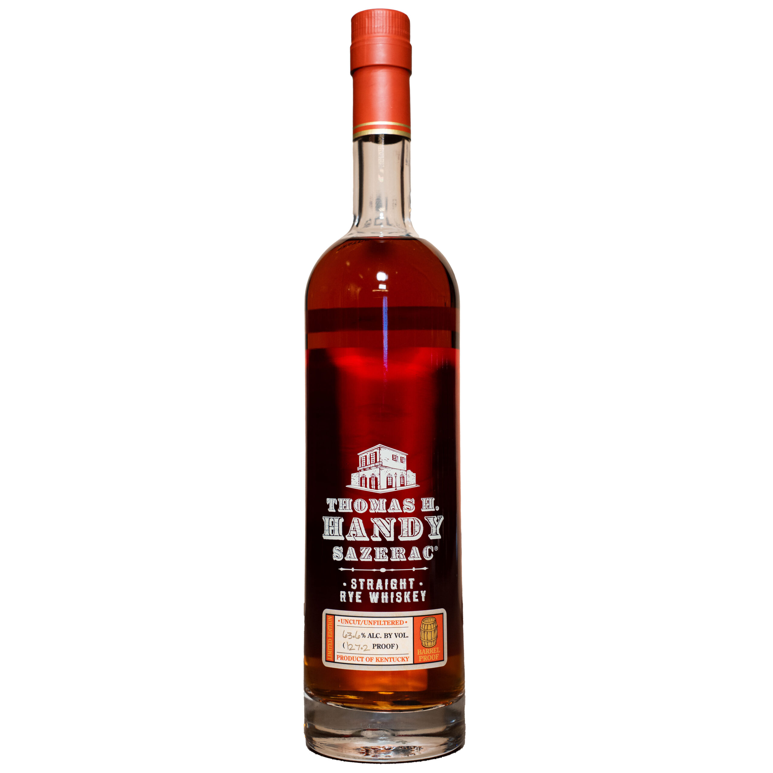 thomas h. handy sazerac straight rye whiskey (127.2 proof) 750ml thomas h. handy sazerac straight rye whiskey (127.2 proof) 750ml