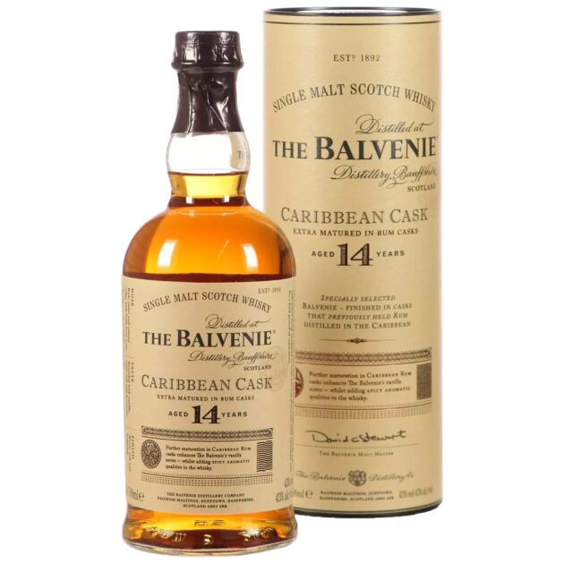 The Balvenie 14 Year Caribbean Cask | Single Malt Scotch Whisky | 750ml
