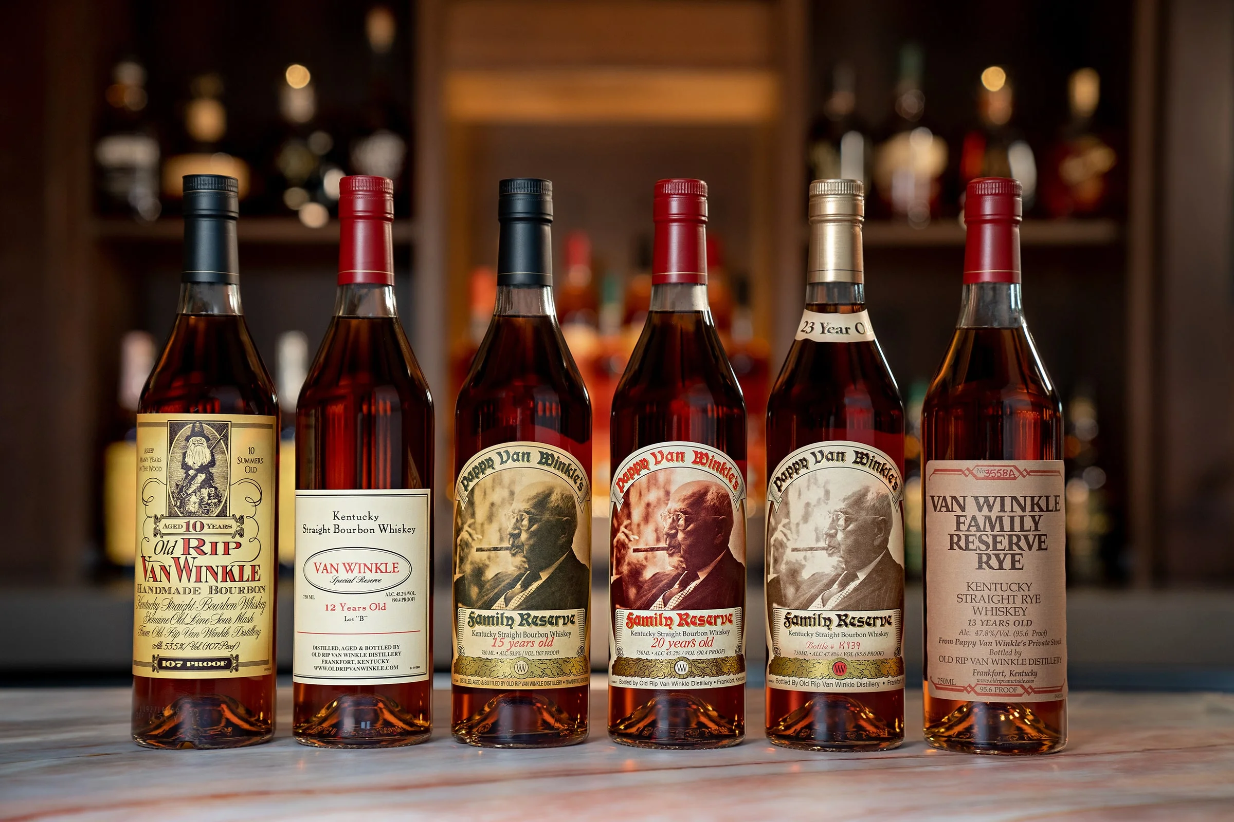 Pappy Van Winkle Vertical Tasting