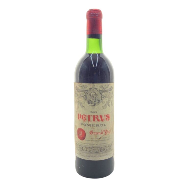 1963 Pétrus Pomerol Bordeaux red wine 750ml bottle