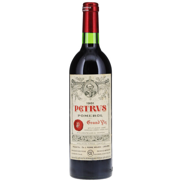 1981 Pétrus Pomerol Bordeaux 750ml bottle