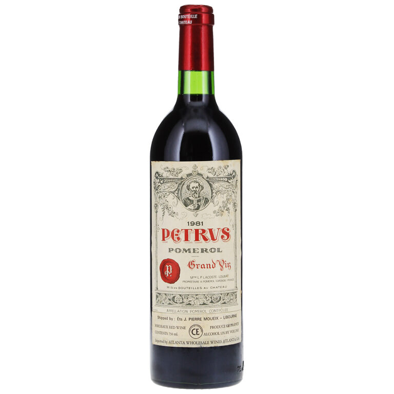 1981 Pétrus Pomerol Bordeaux 750ml bottle